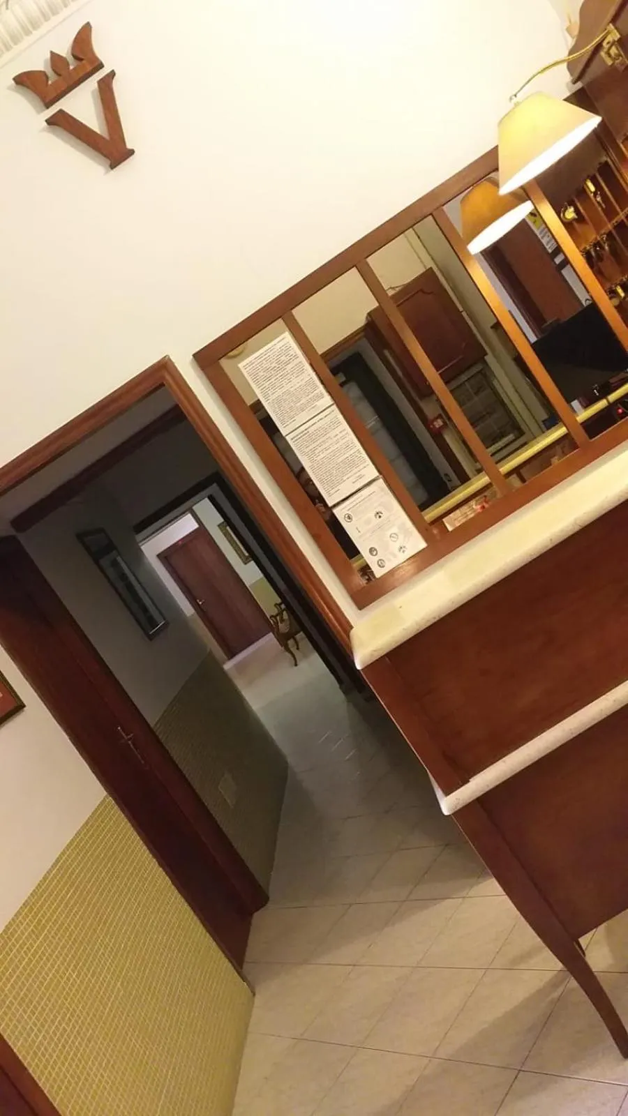 Lobby or reception in Hotel Vittorio Veneto Napoli