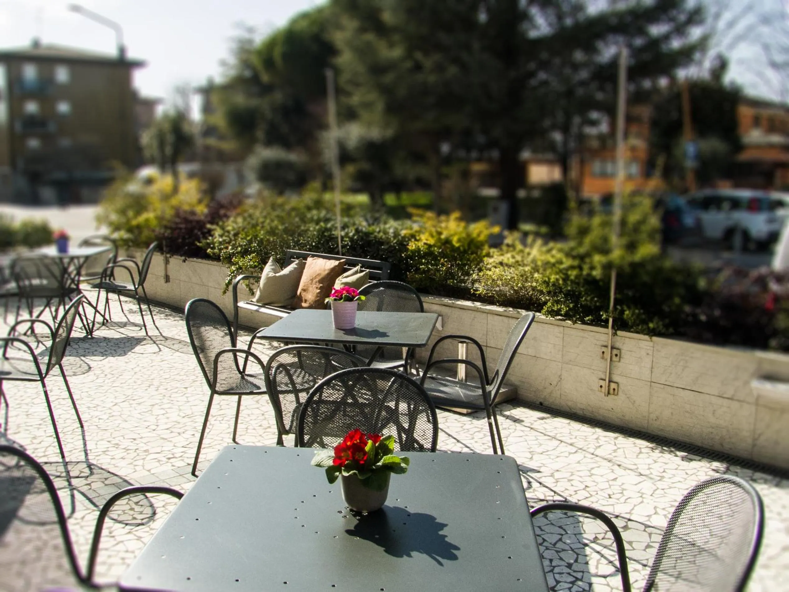 Property building in Hotel Ambra