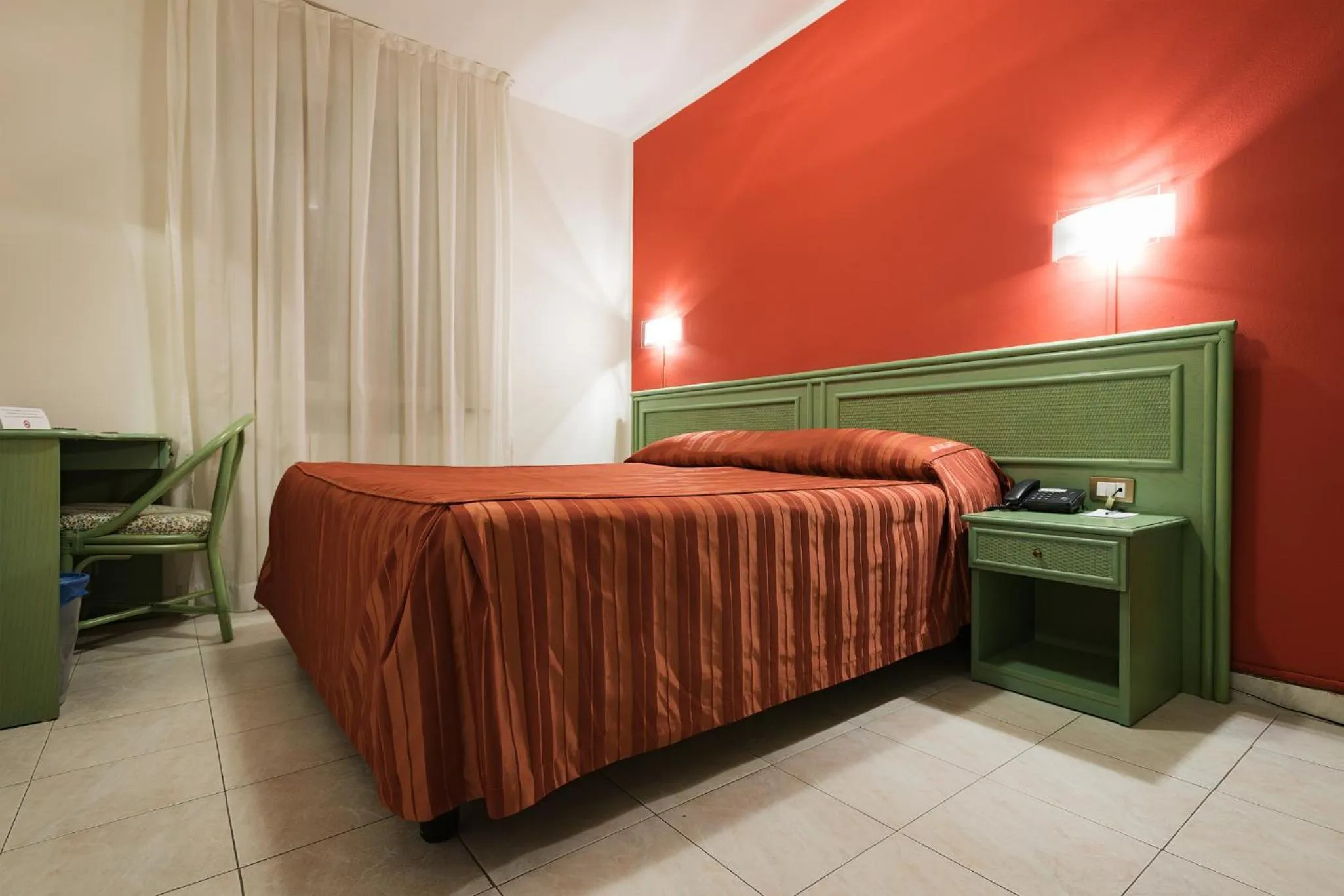 Bed in Hotel Villa Molinari