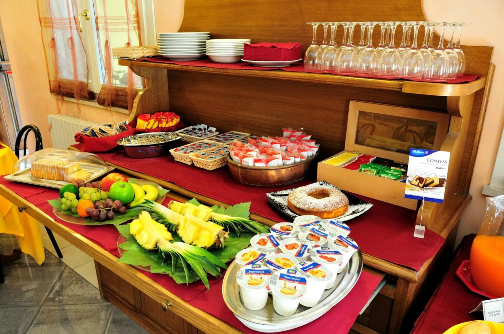 Food in Hotel Villa Molinari