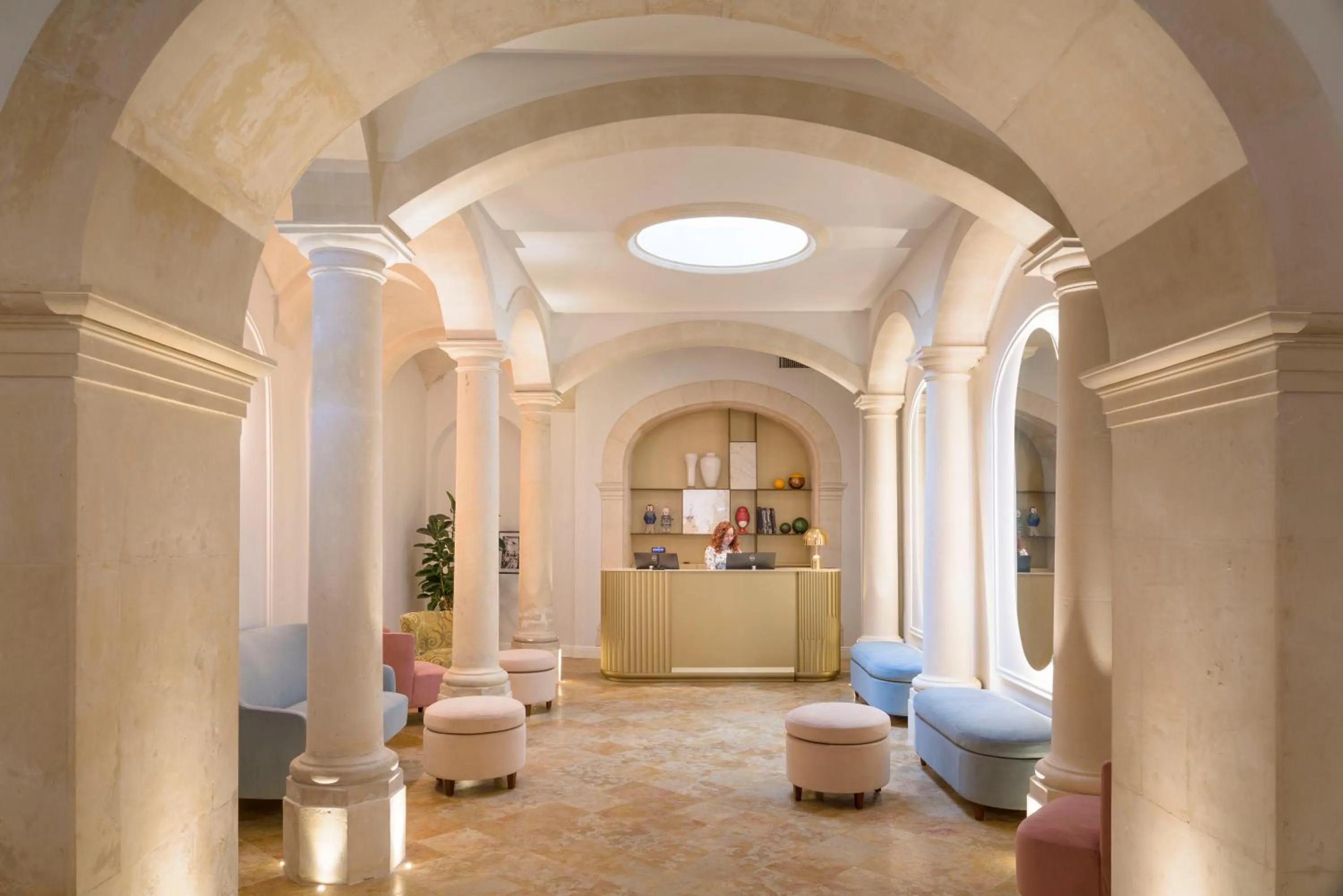 Lobby or reception in Hotel Roma
