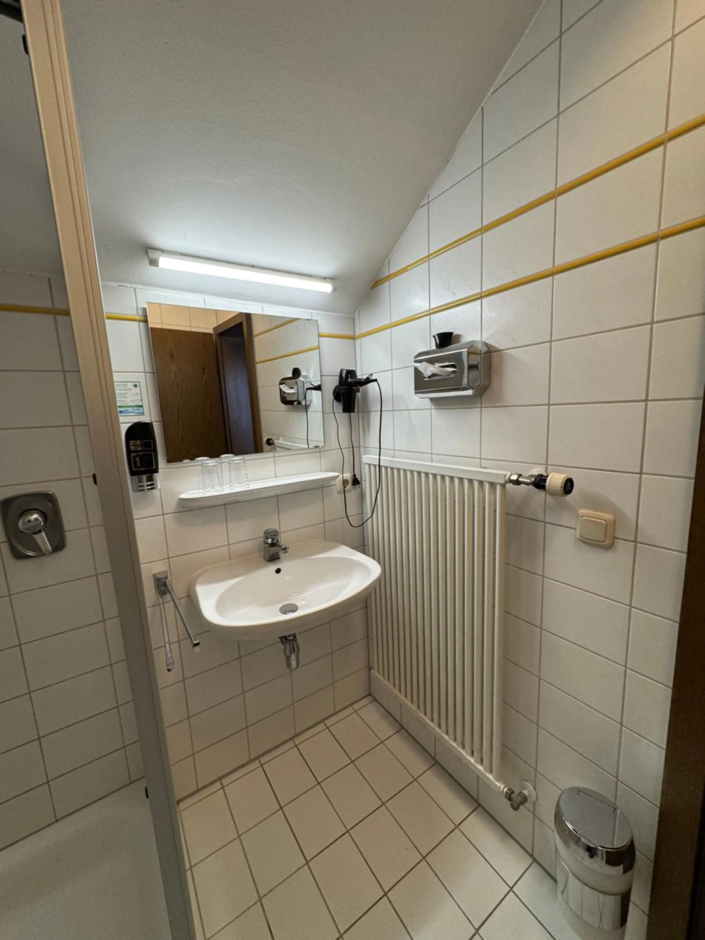 Shower in Pension Main-Art