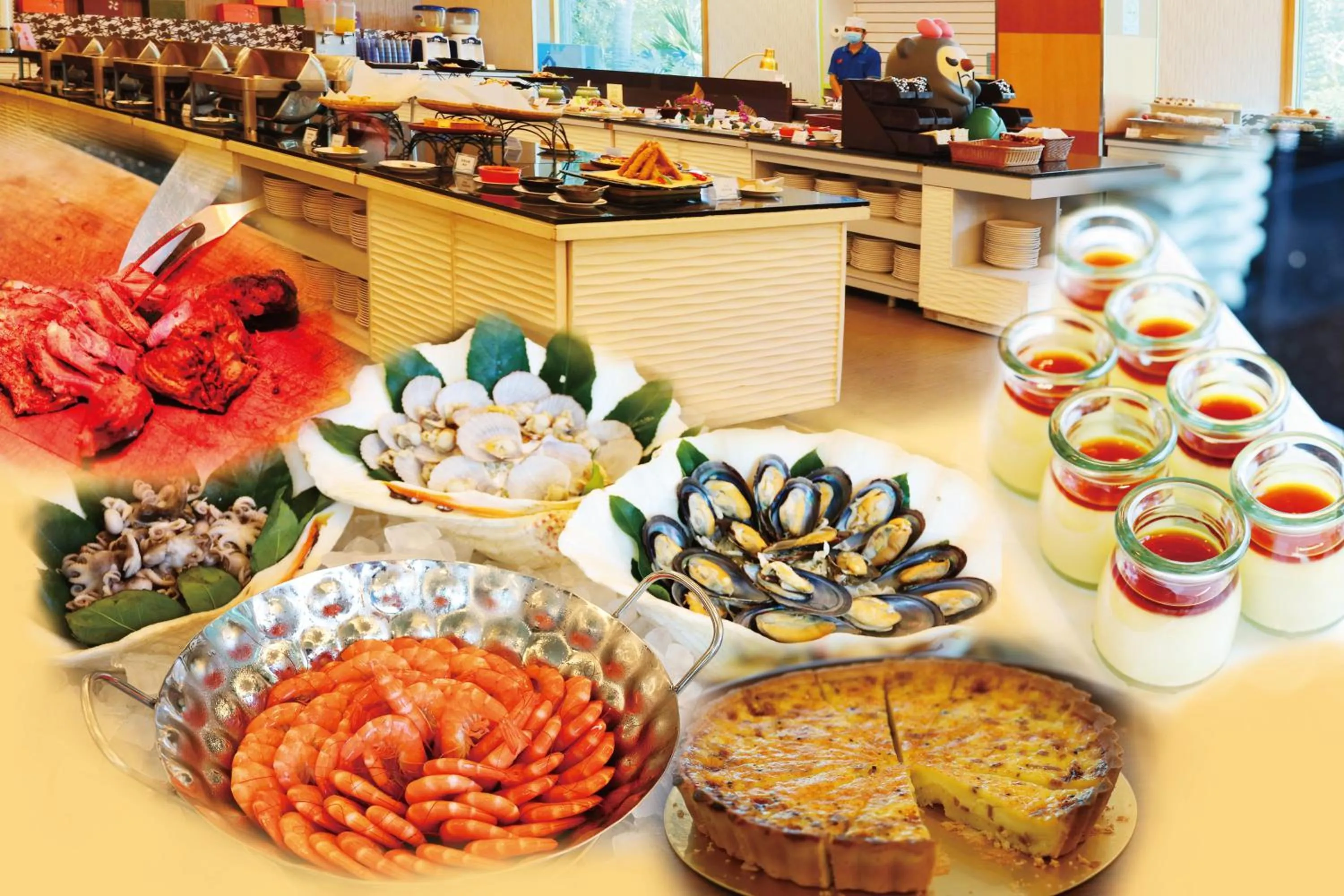 Food and drinks in Uni-Resort Mawutu