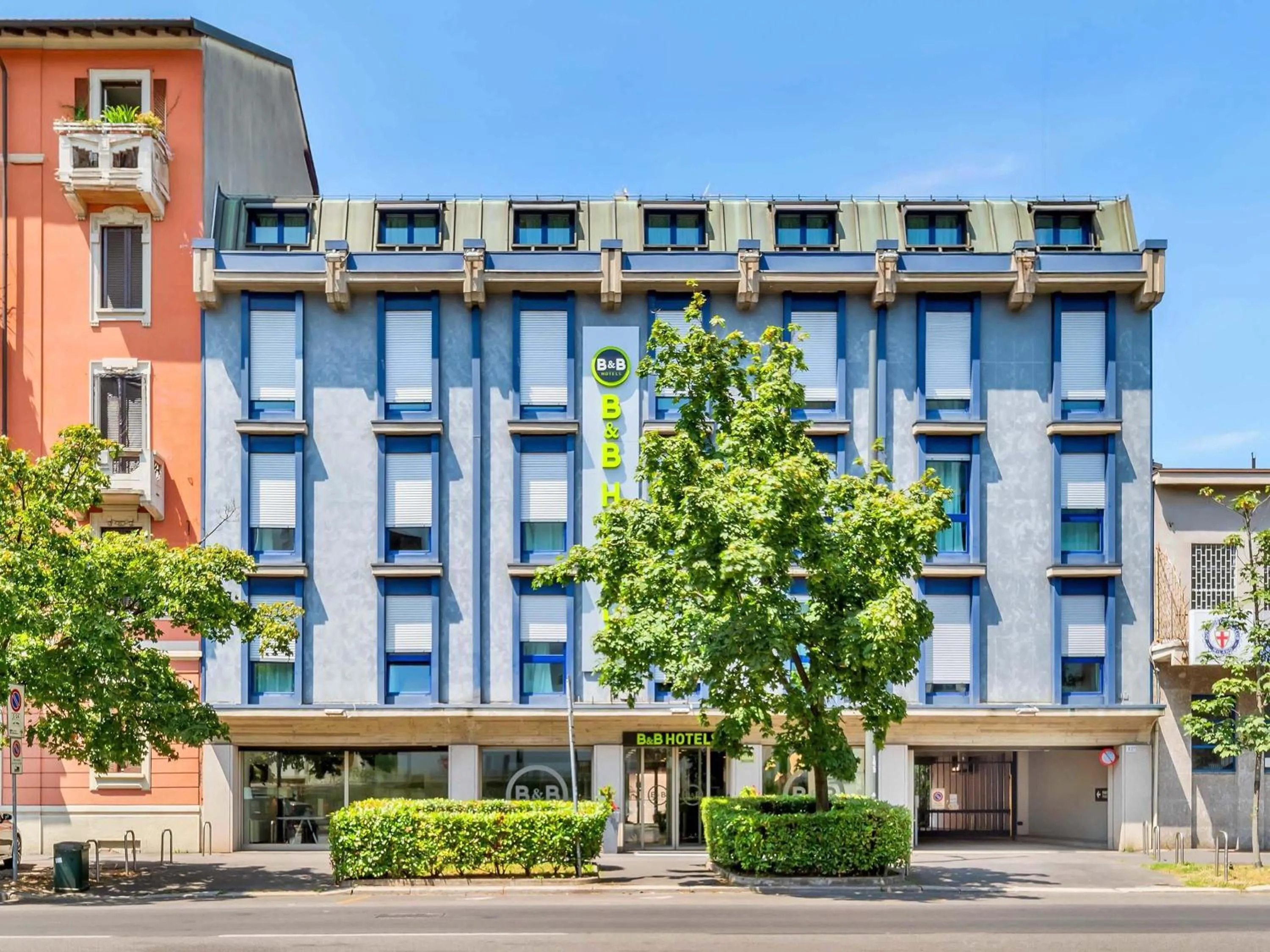 Property building in B&B HOTEL Milano Portello