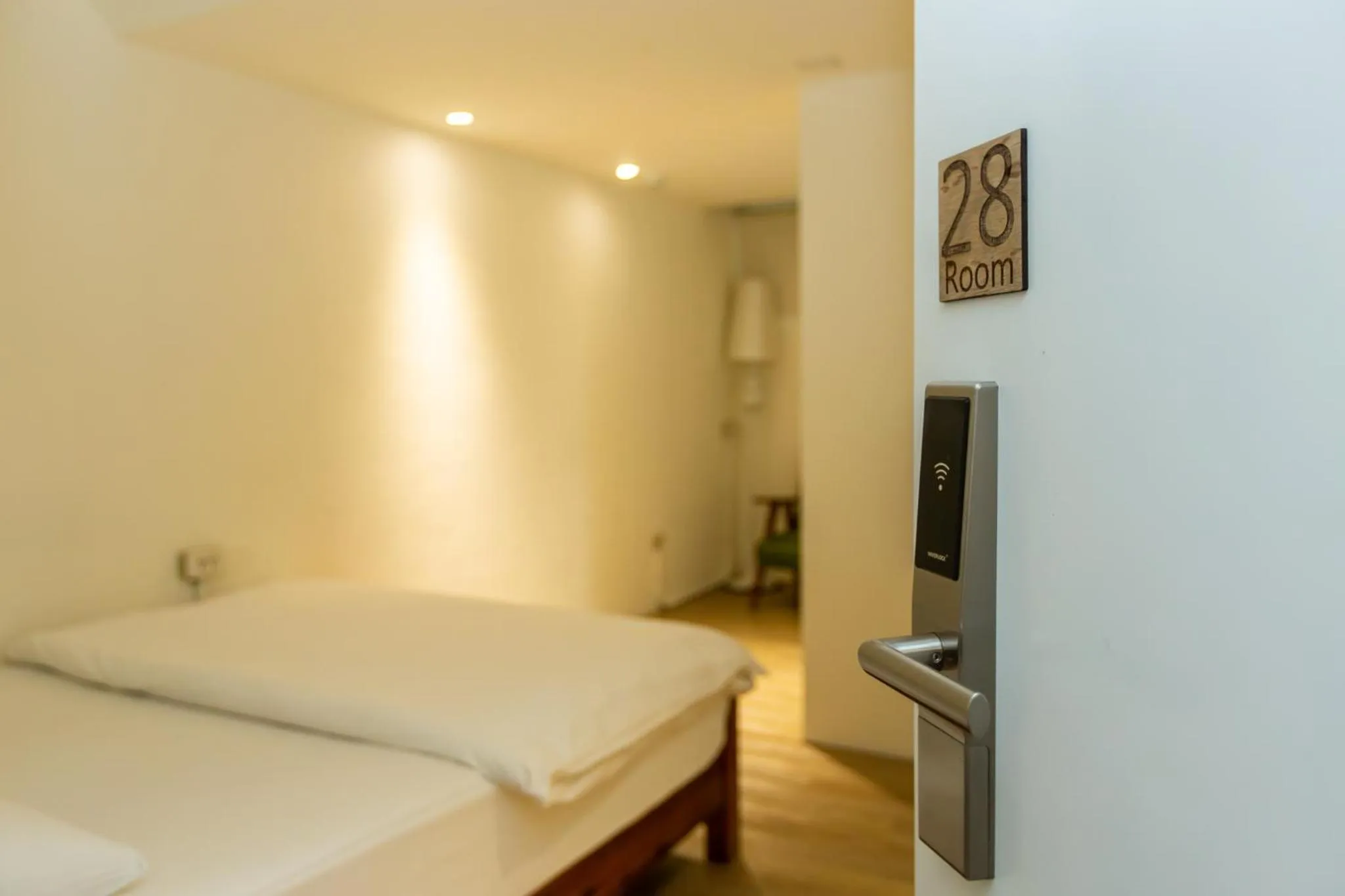 Bed in Mr. Lobster’s Secret Den design hostel