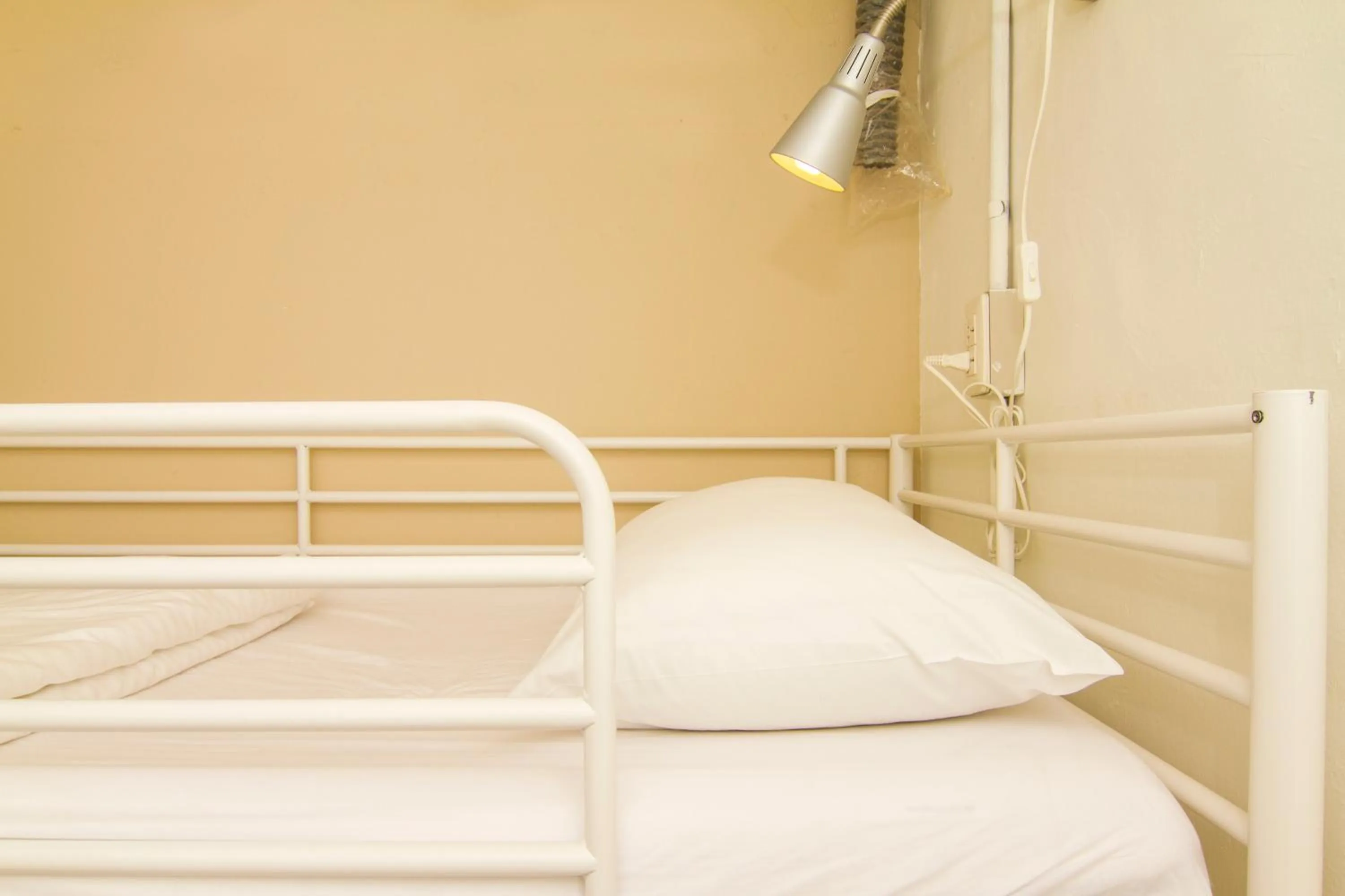 Bed in Mr. Lobster’s Secret Den design hostel