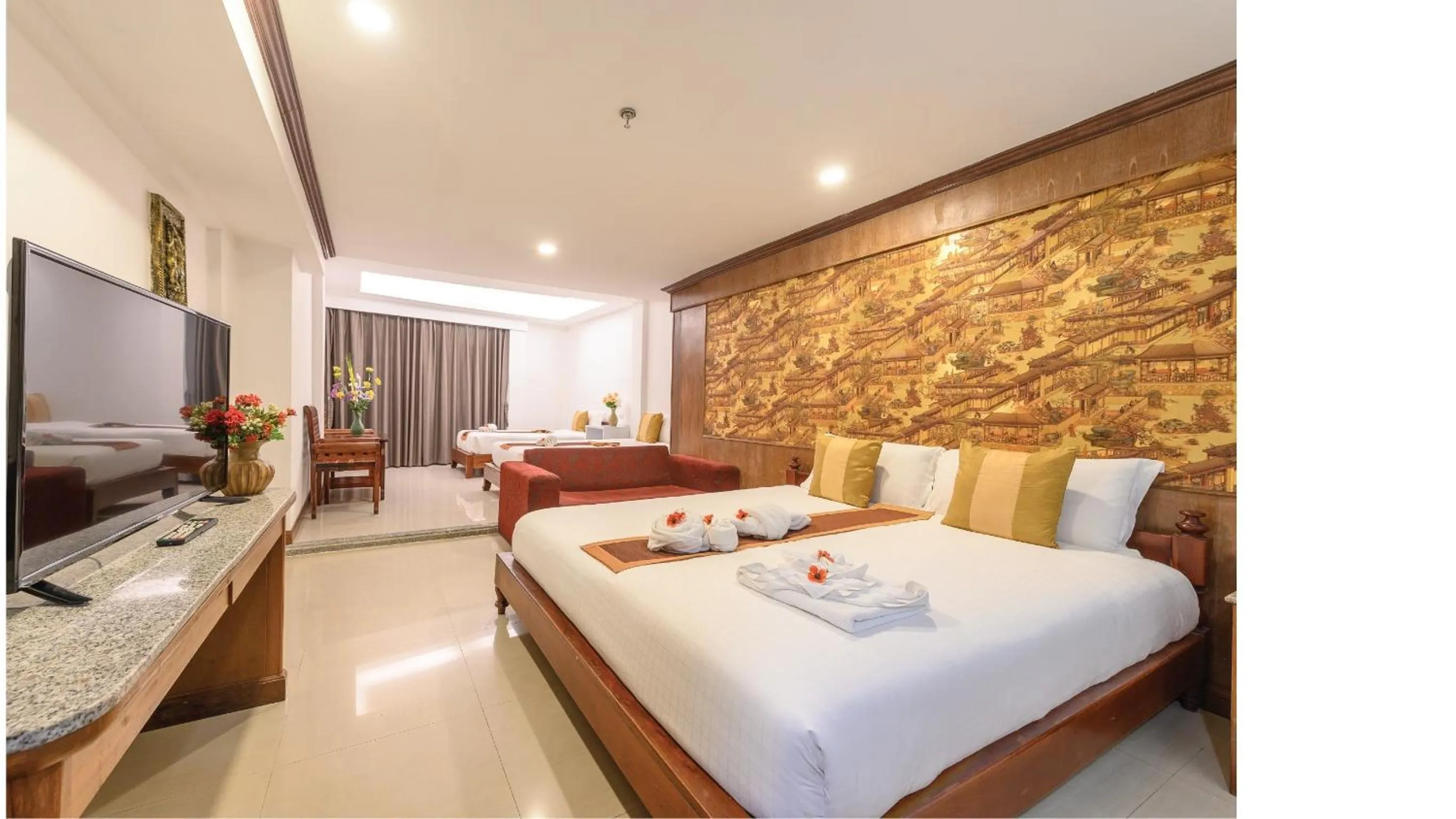 Bed in Boutique Paradise Hotel