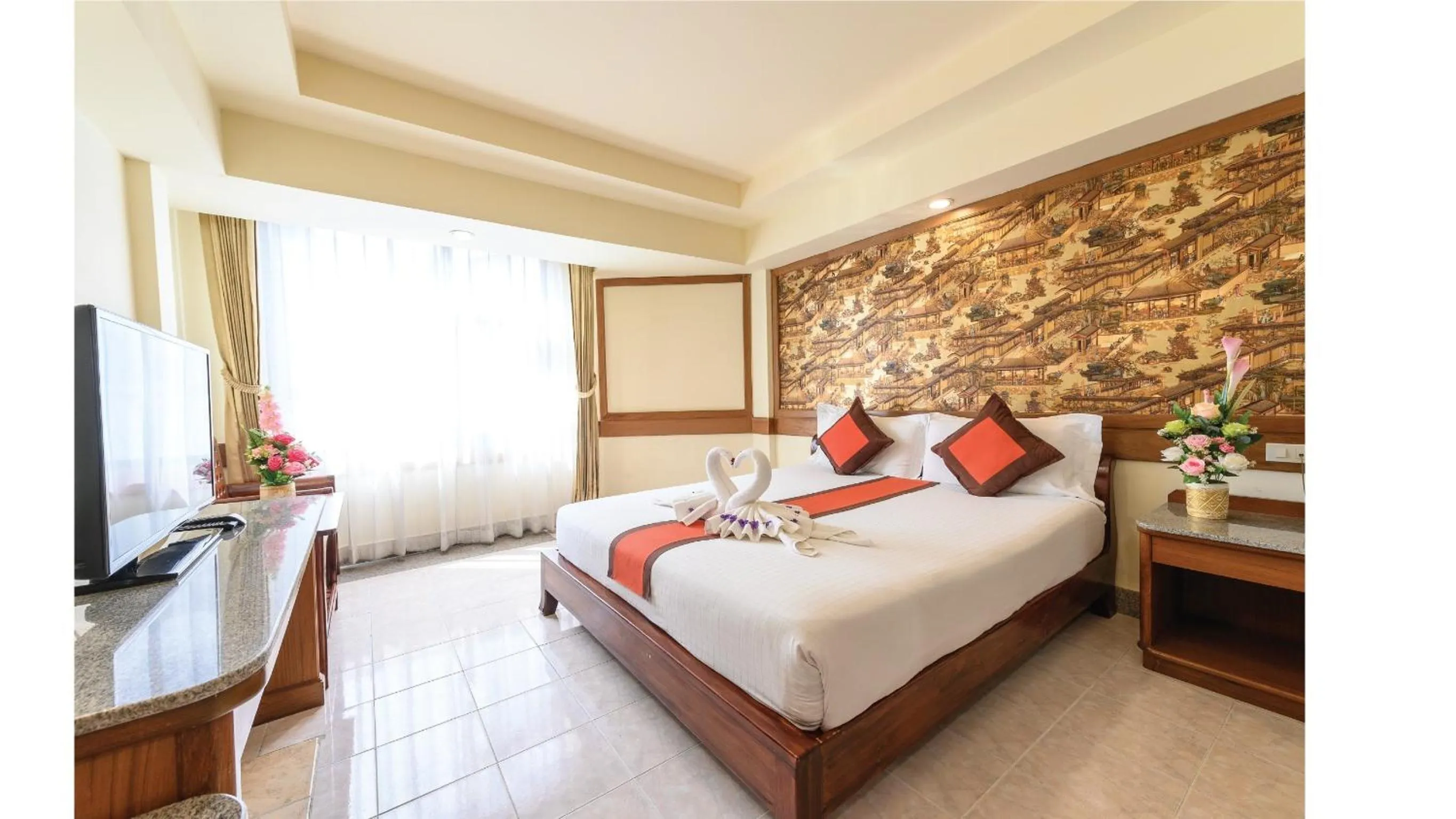 Bed in Boutique Paradise Hotel