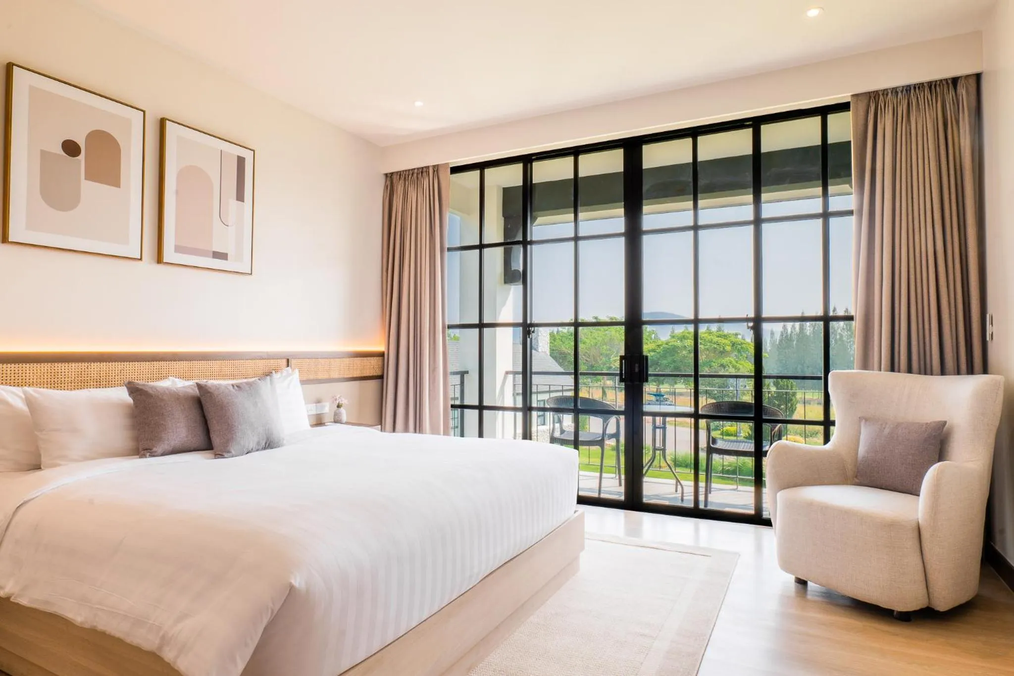 Bedroom, Bed in Estella Khao Yai