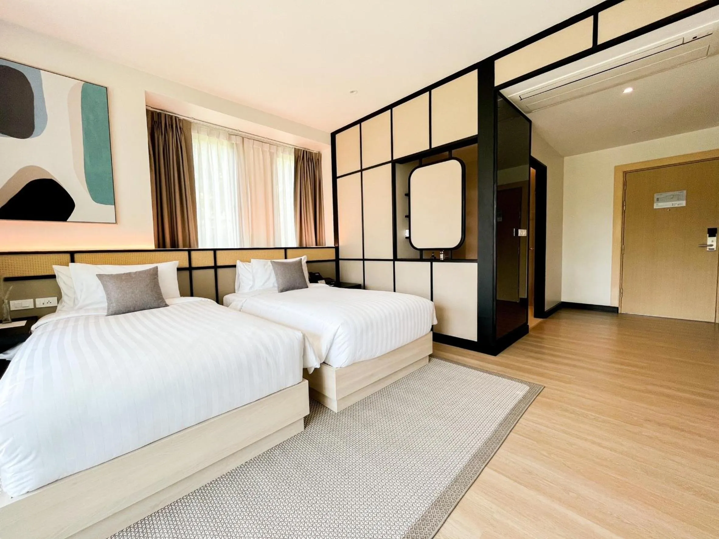 Bedroom, Bed in Estella Khao Yai