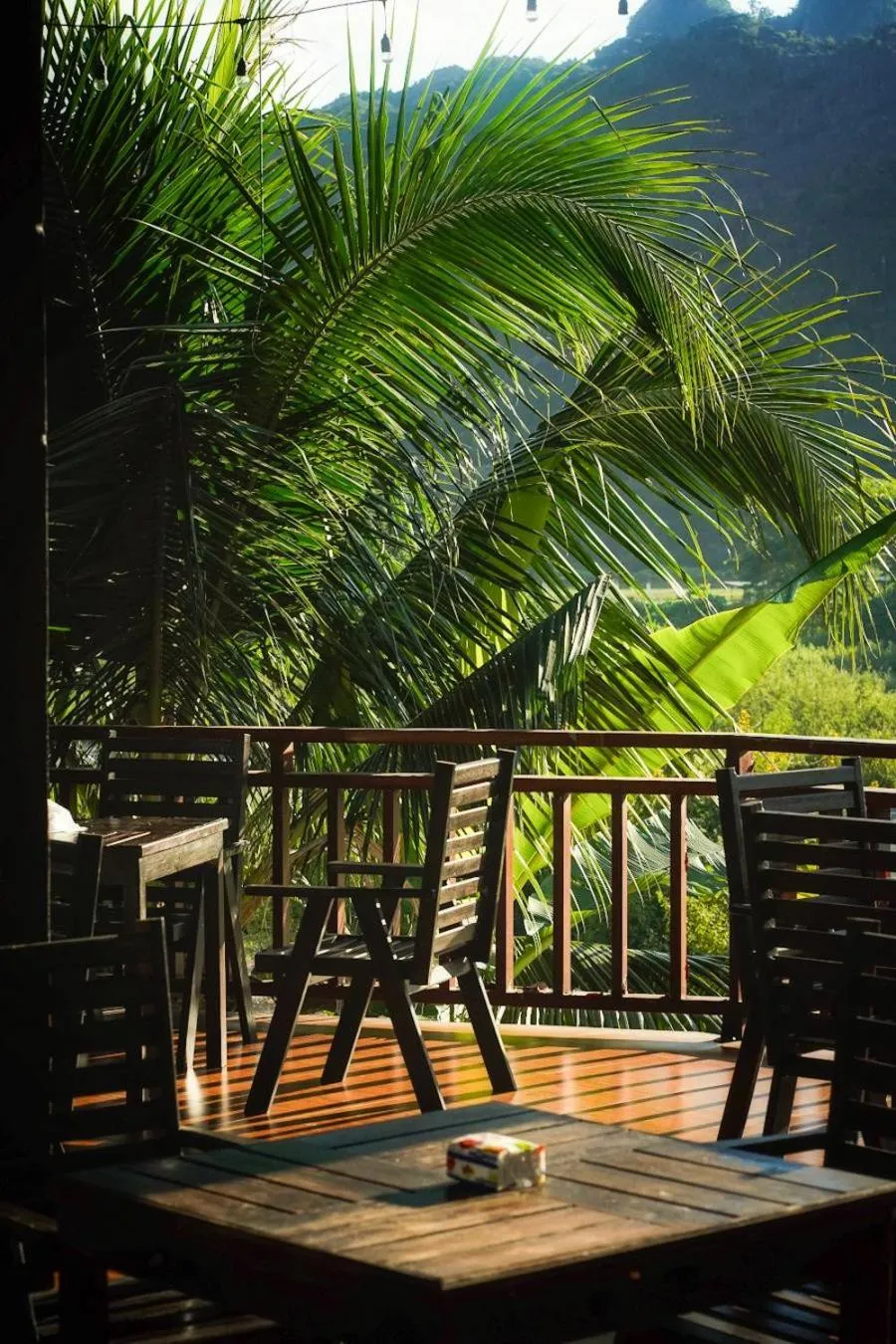 Balcony/Terrace in Vang Vieng Savanh Sunset View Resort