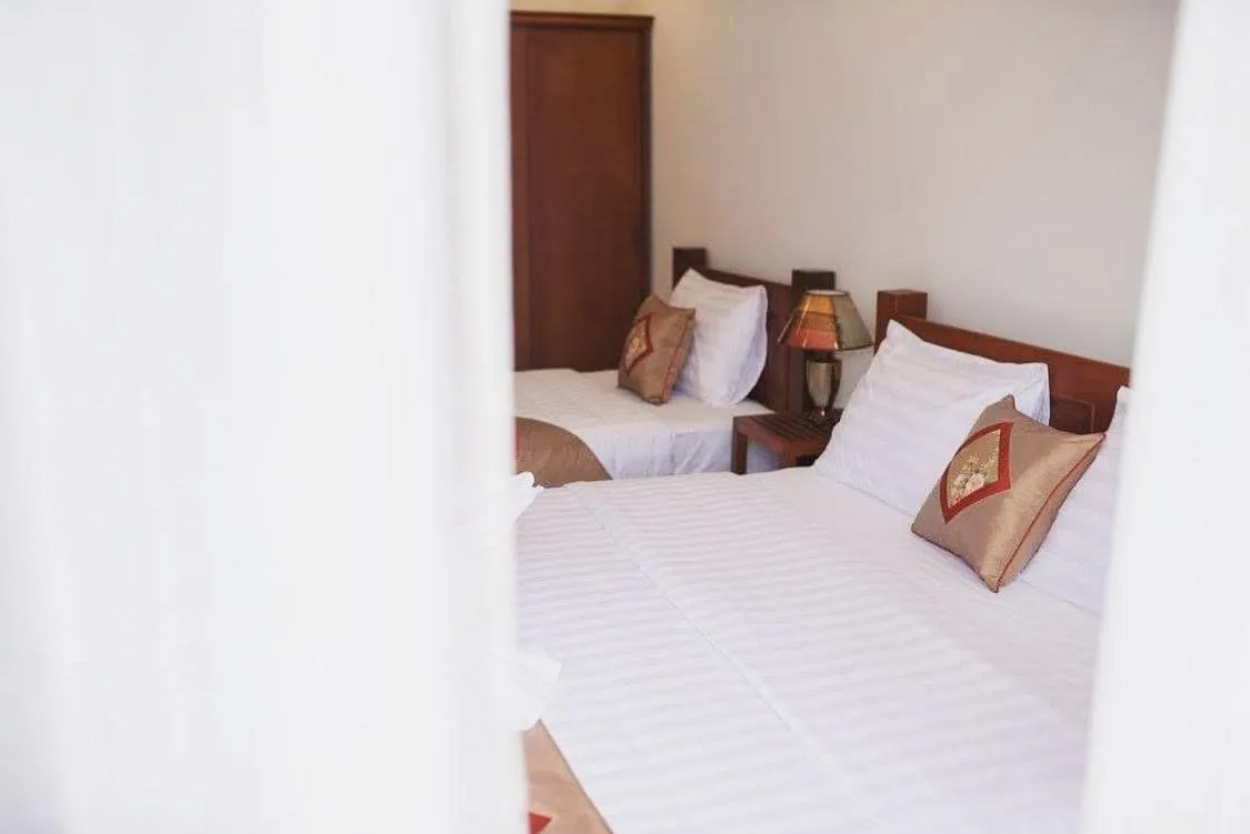 Bed in Vang Vieng Savanh Sunset View Resort