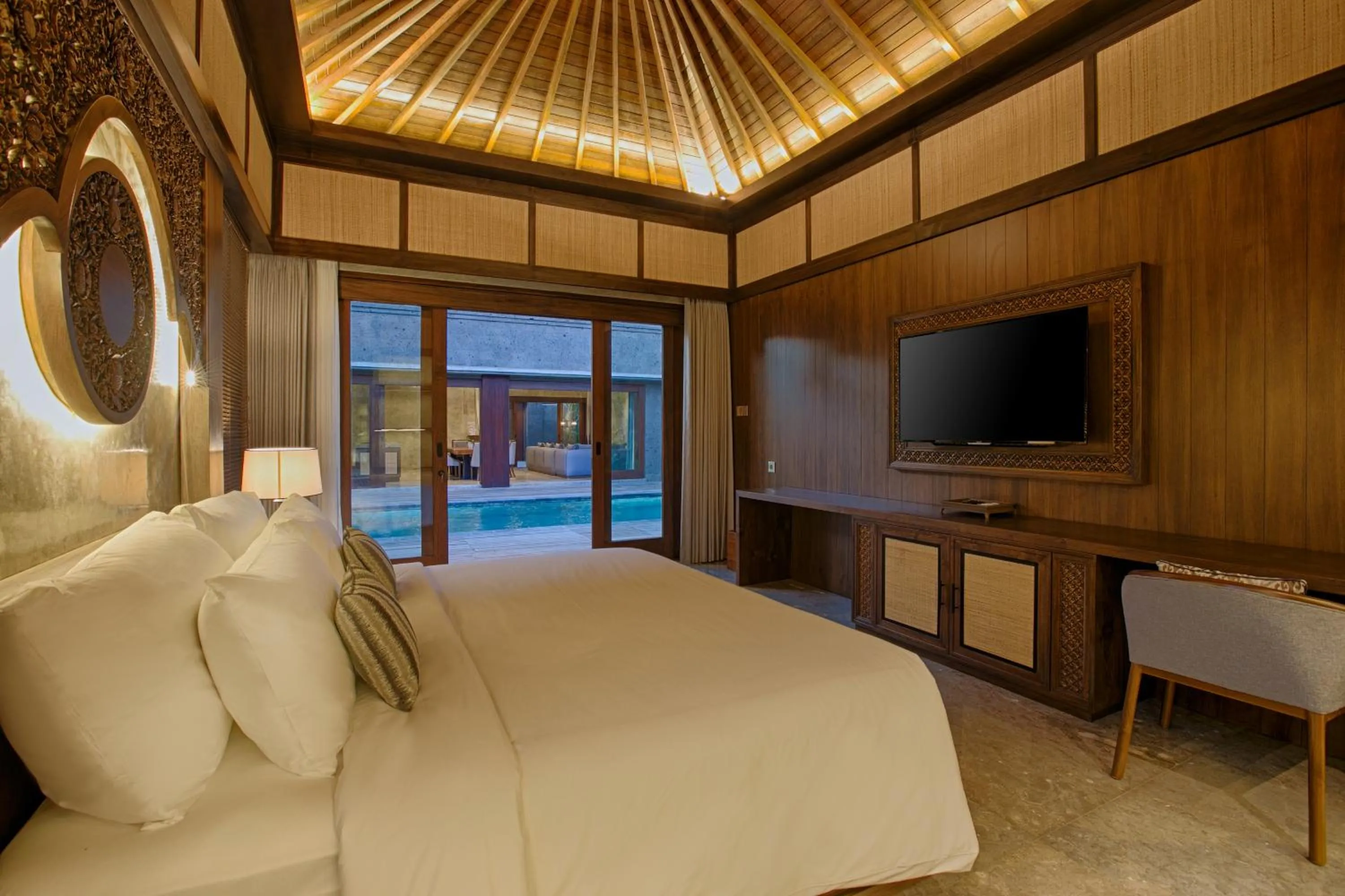 Bedroom, Bed in Taman Dharmawangsa Suites