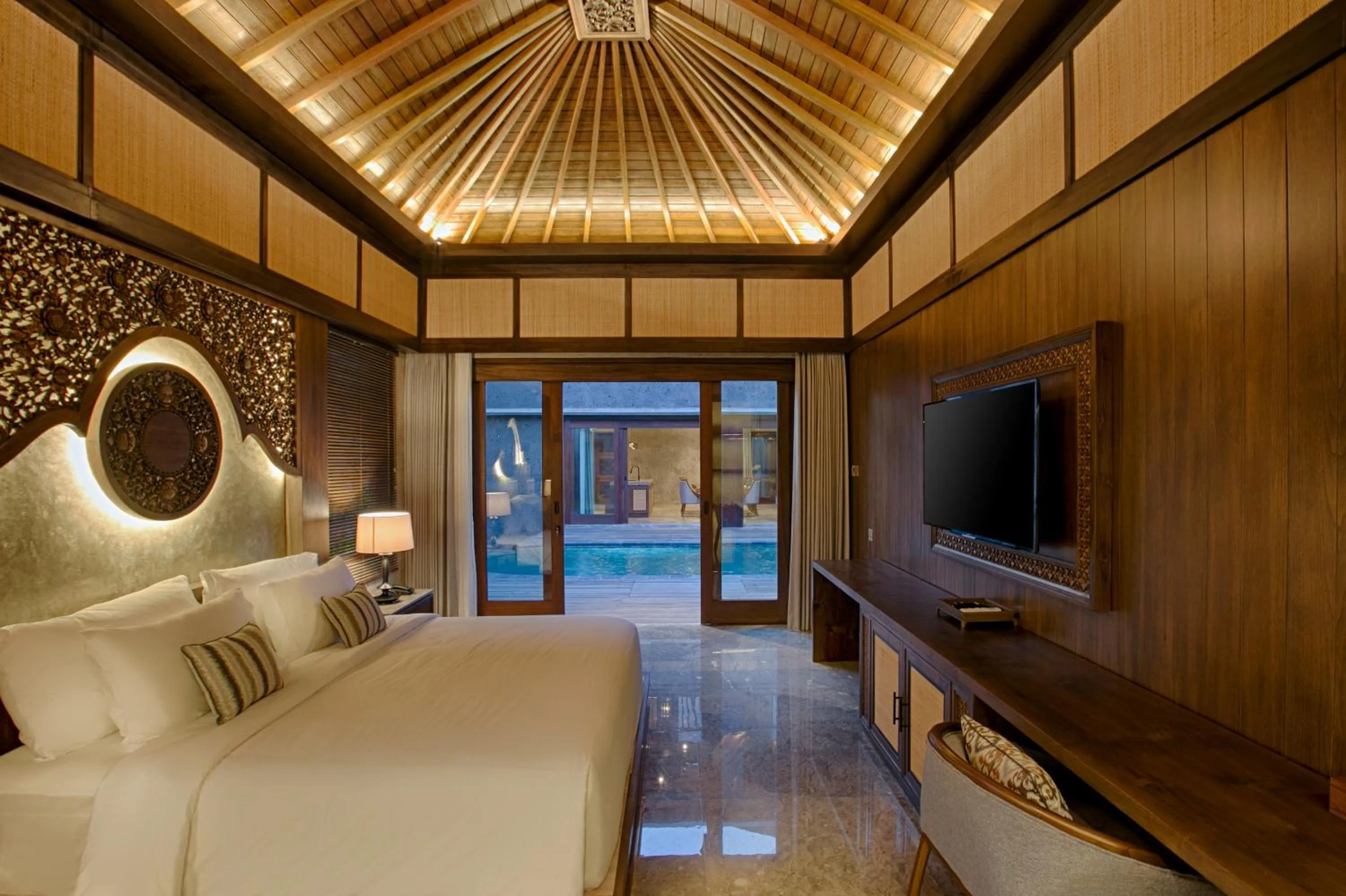 Bedroom, Bed in Taman Dharmawangsa Suites