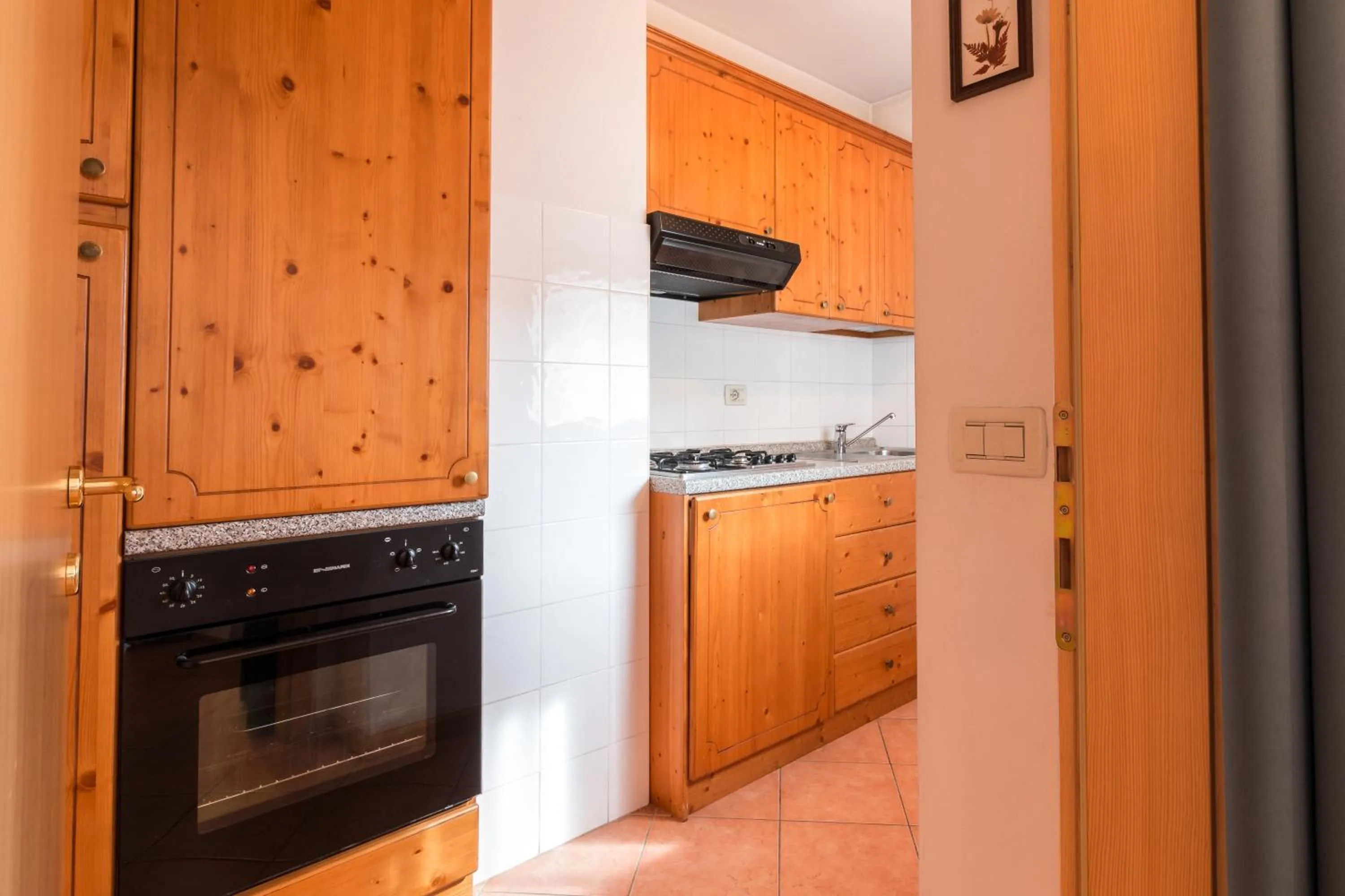 Kitchen or kitchenette in Hotel Bonapace ***S