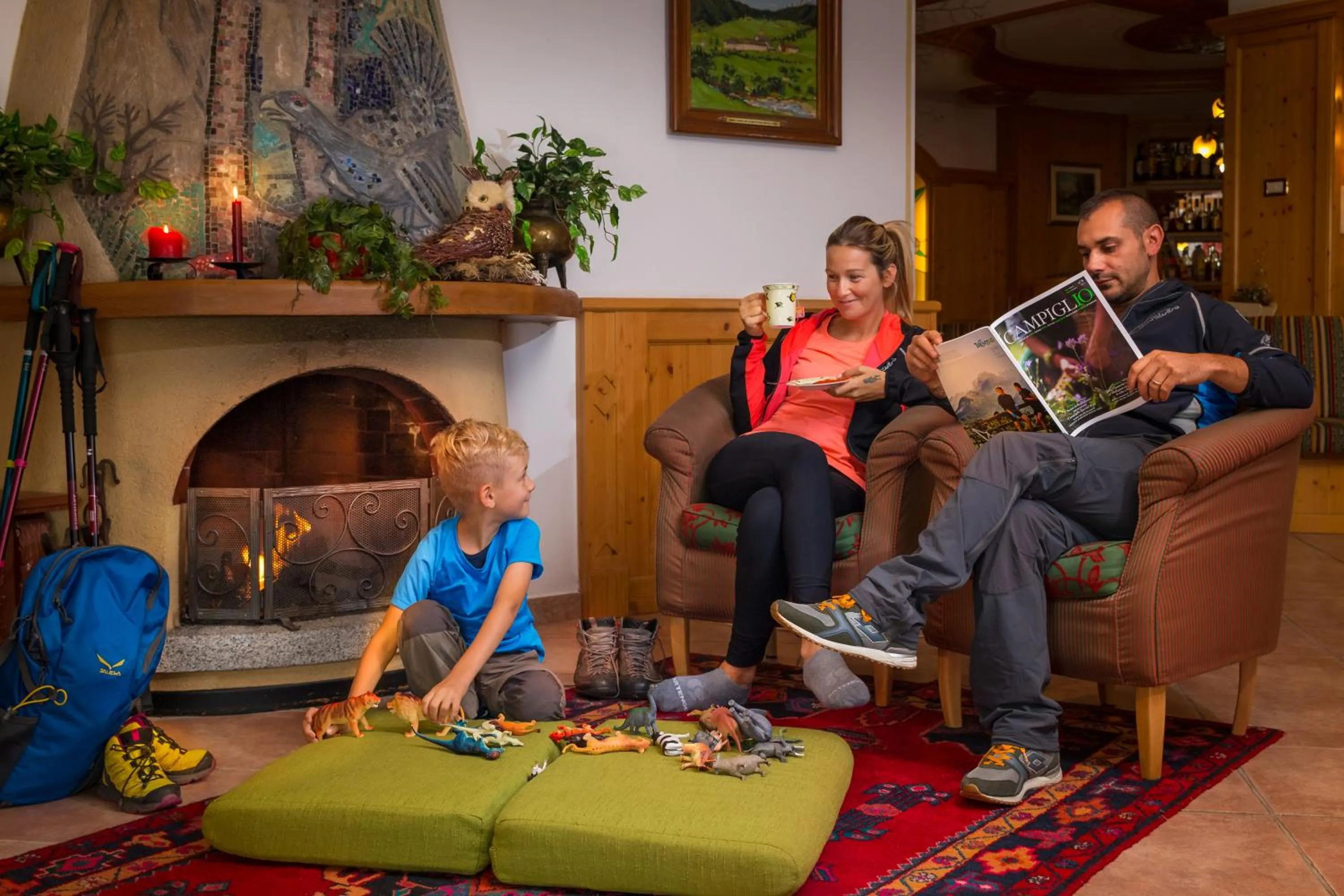 Lounge or bar in Hotel Bonapace ***S