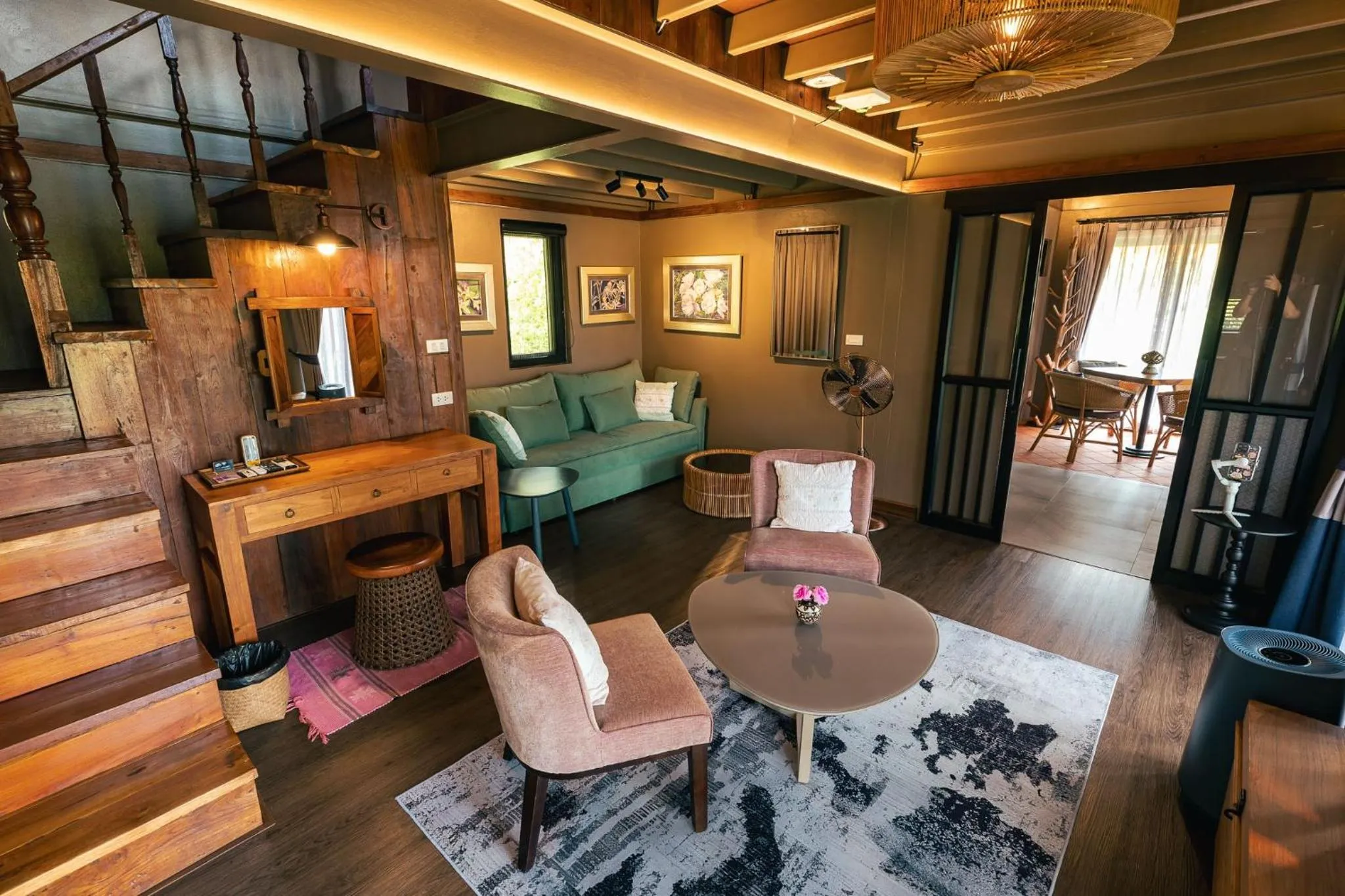 Living room in Yatika Boutique Chiang Dao