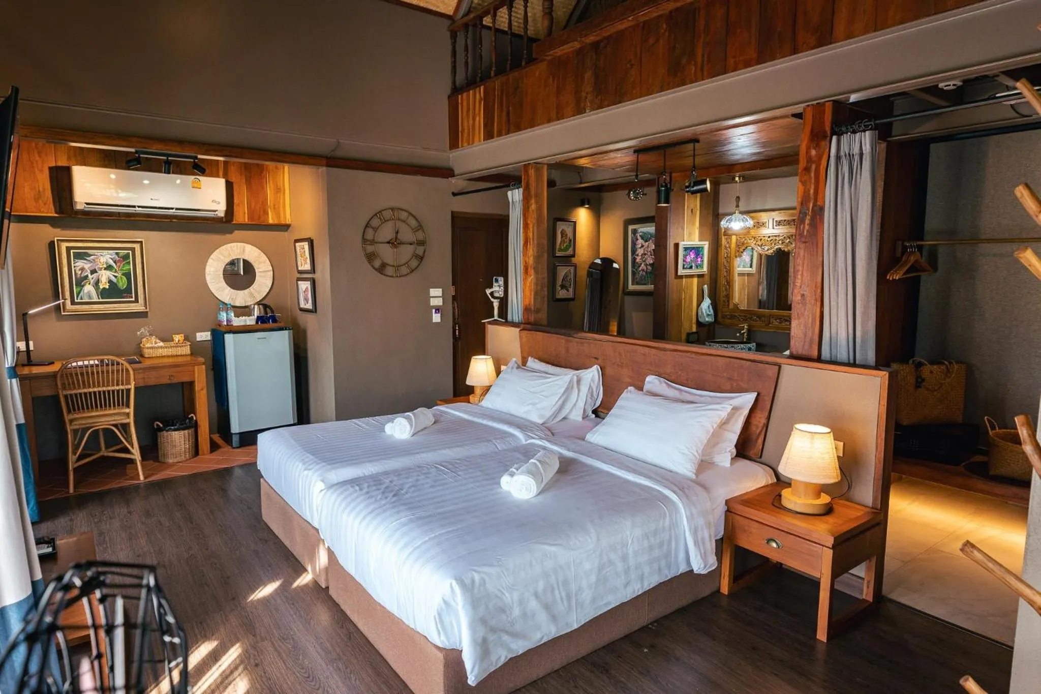 Bed in Yatika Boutique Chiang Dao