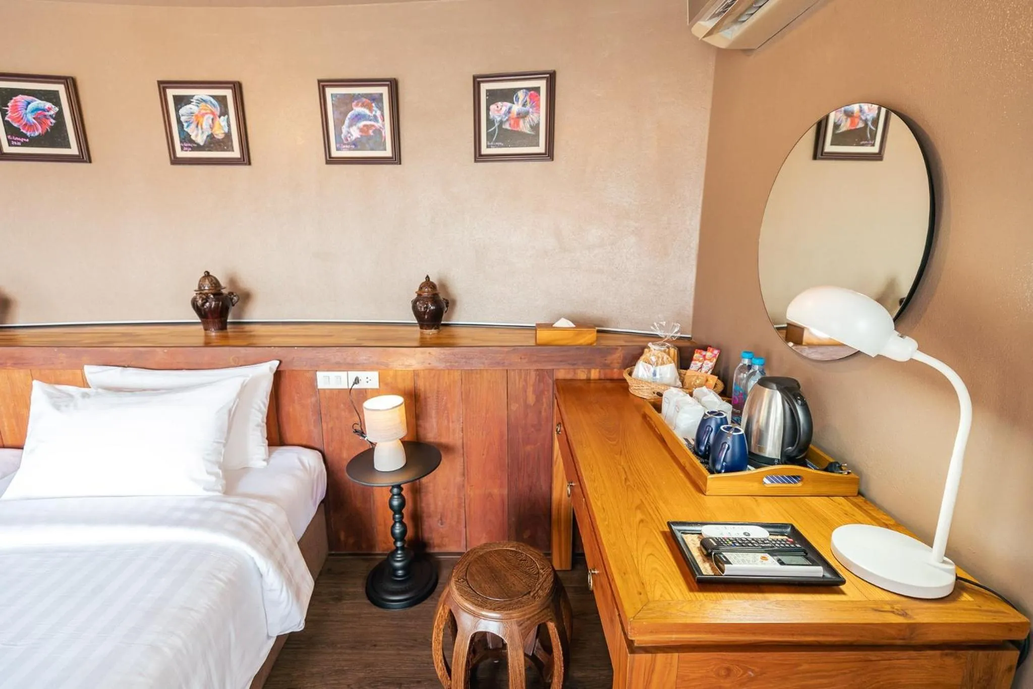 Bed in Yatika Boutique Chiang Dao