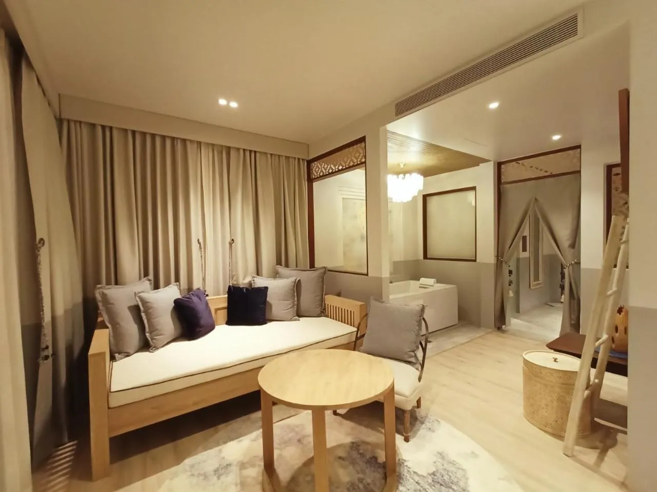 Seating area, Bed in Yatika Boutique Chiang Dao