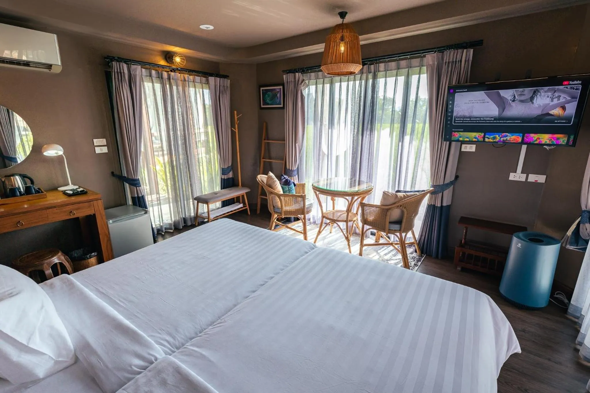 Bed in Yatika Boutique Chiang Dao