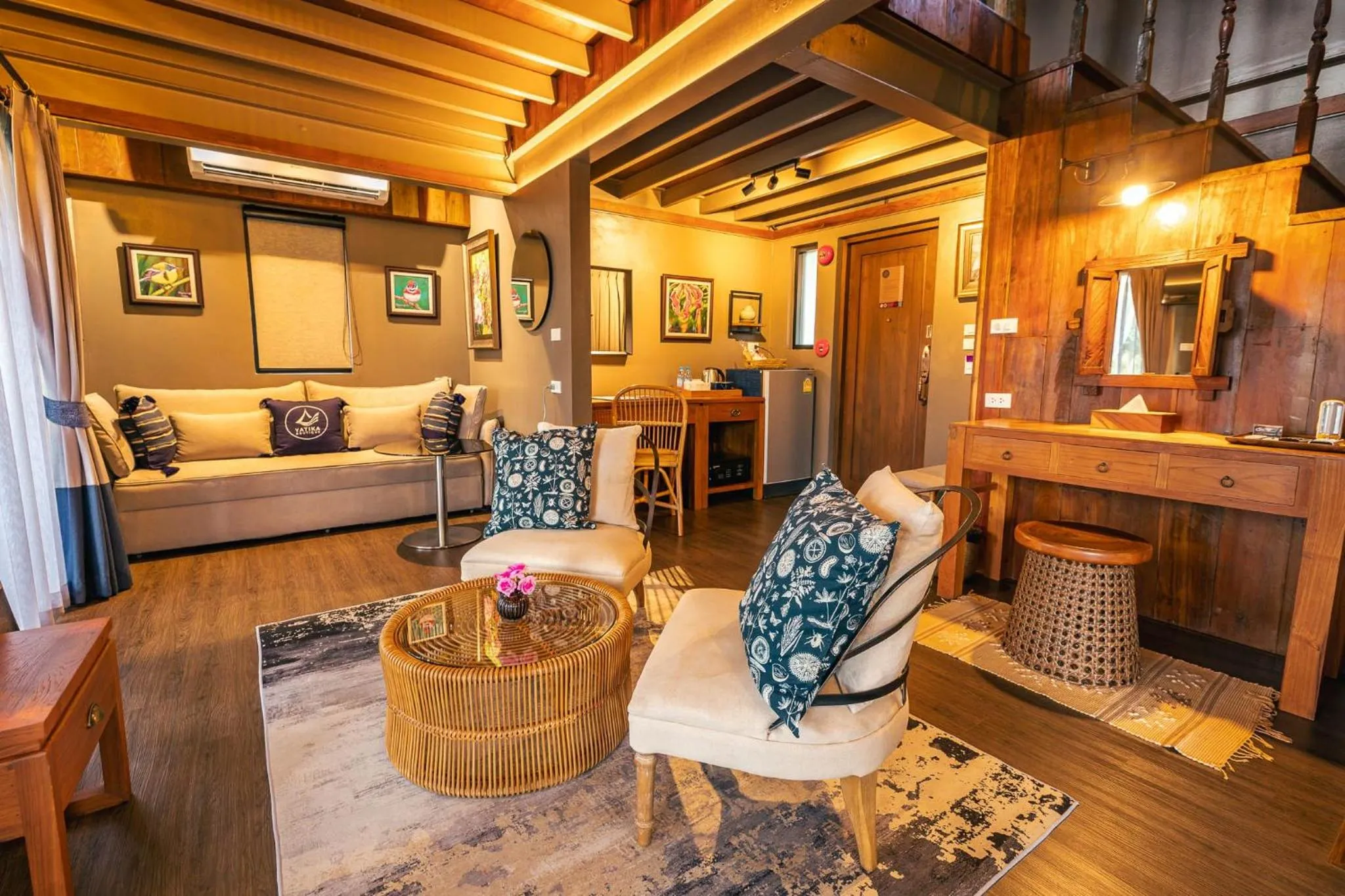 Living room in Yatika Boutique Chiang Dao