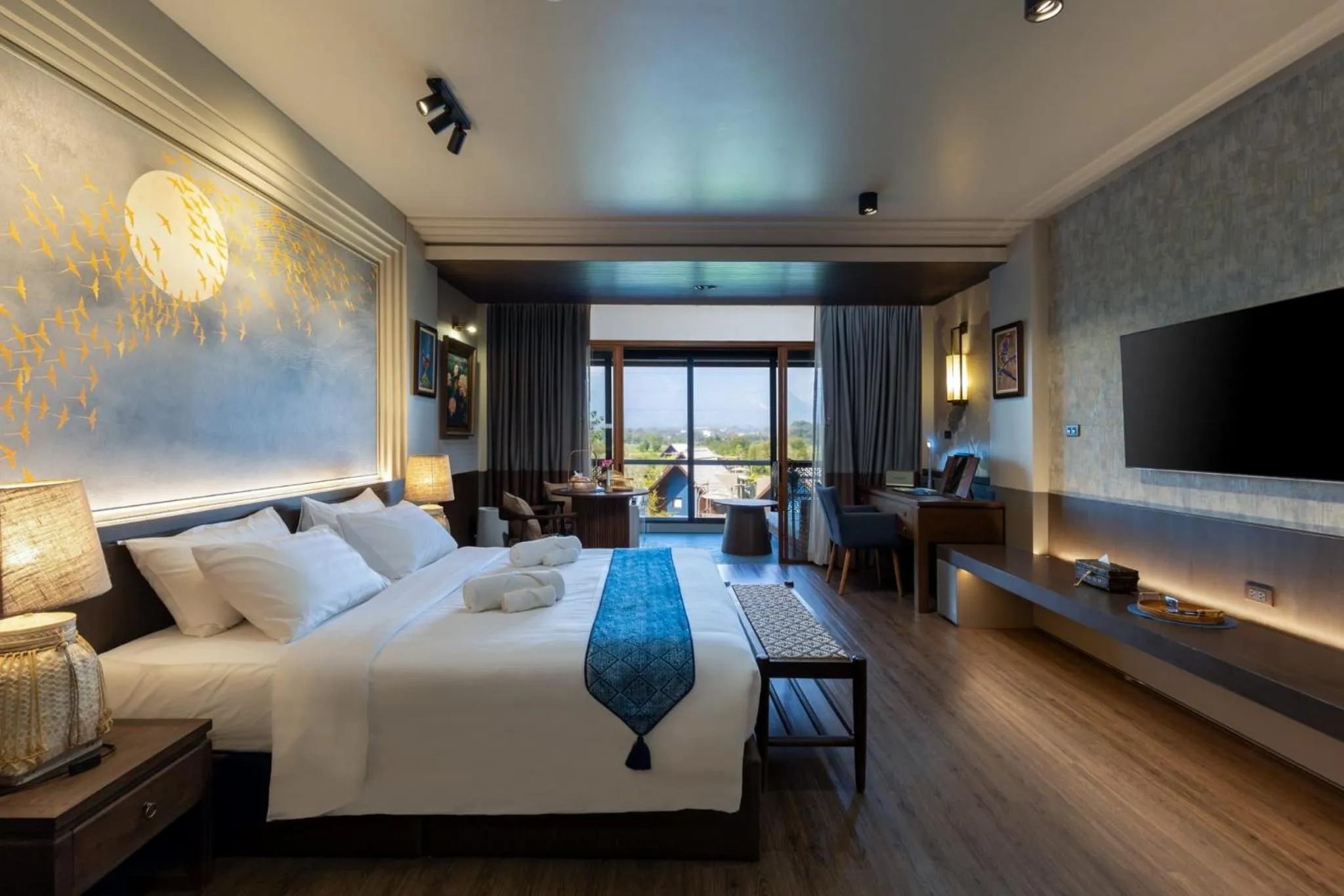 Bed in Yatika Boutique Chiang Dao