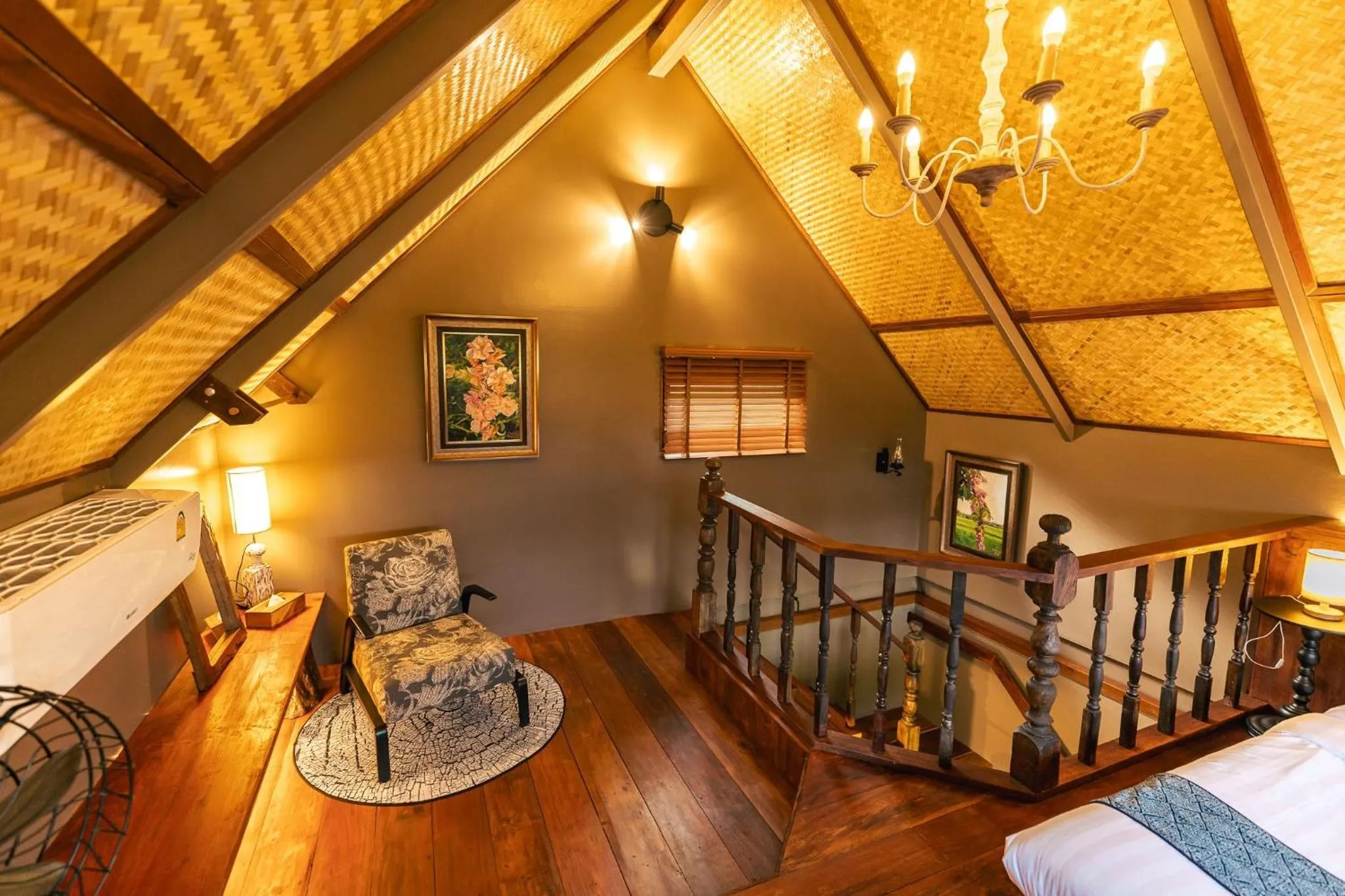 Seating area, Bed in Yatika Boutique Chiang Dao