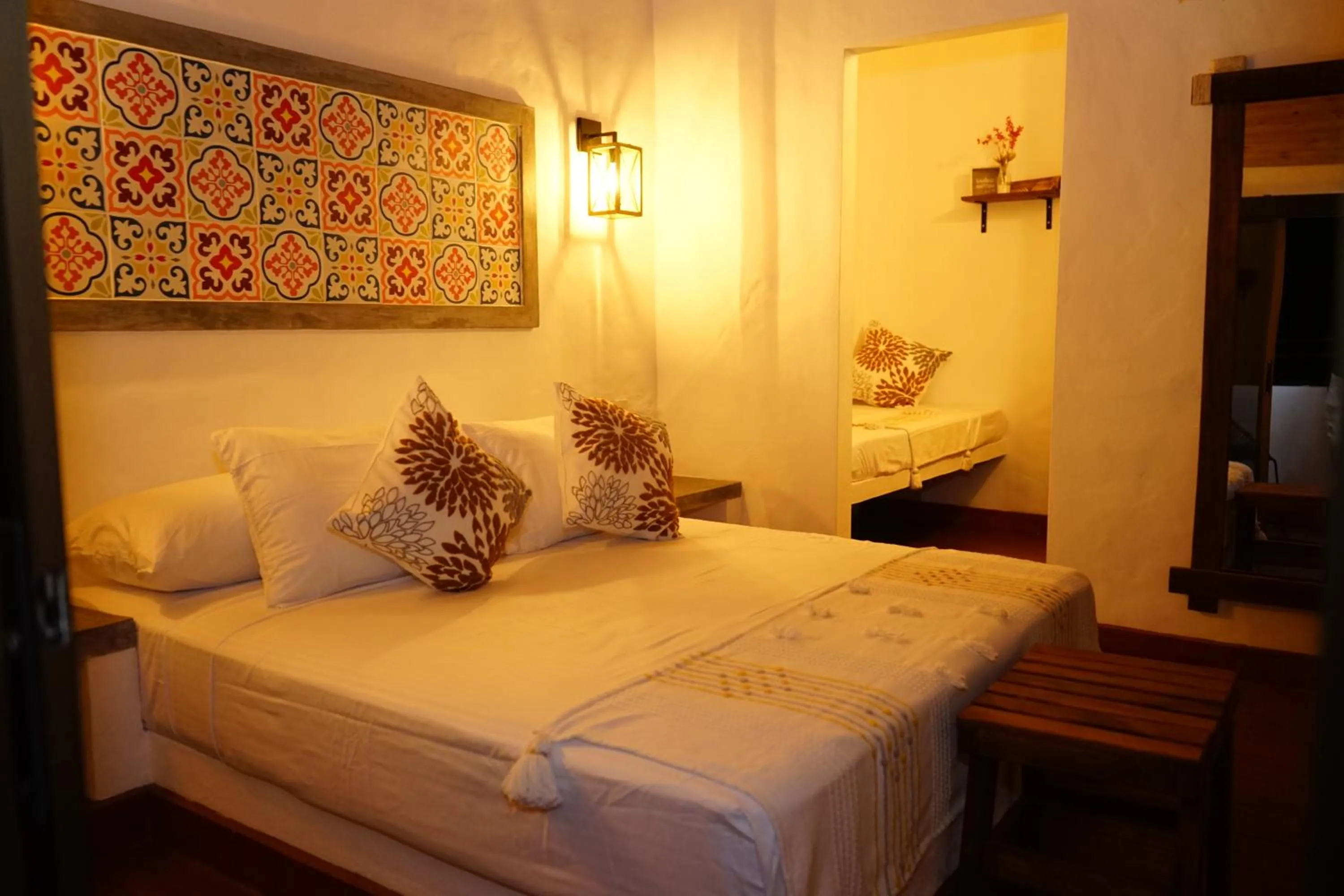 Bed in Honda Colonial Magdalena Resort