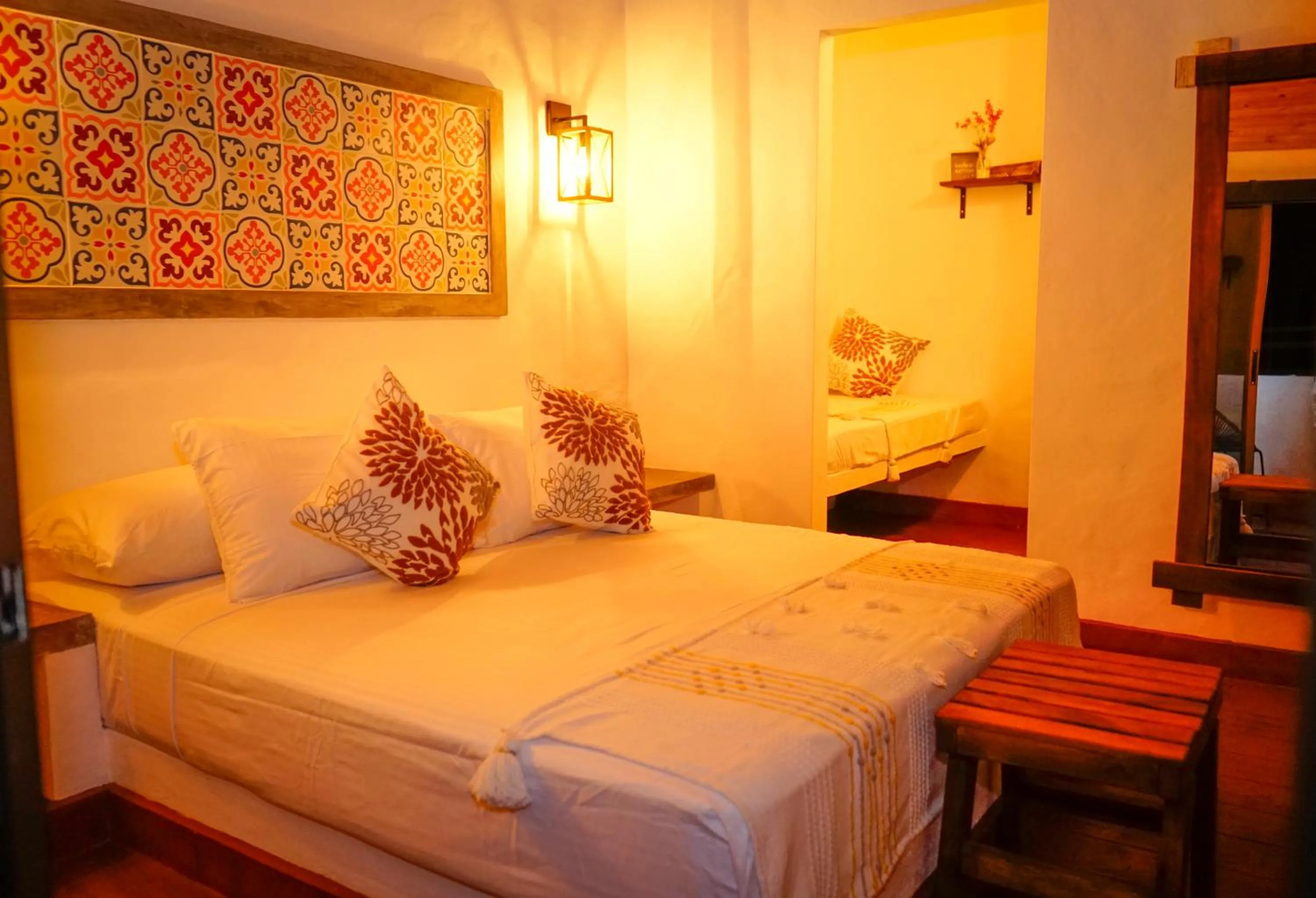 Bed in Honda Colonial Magdalena Resort