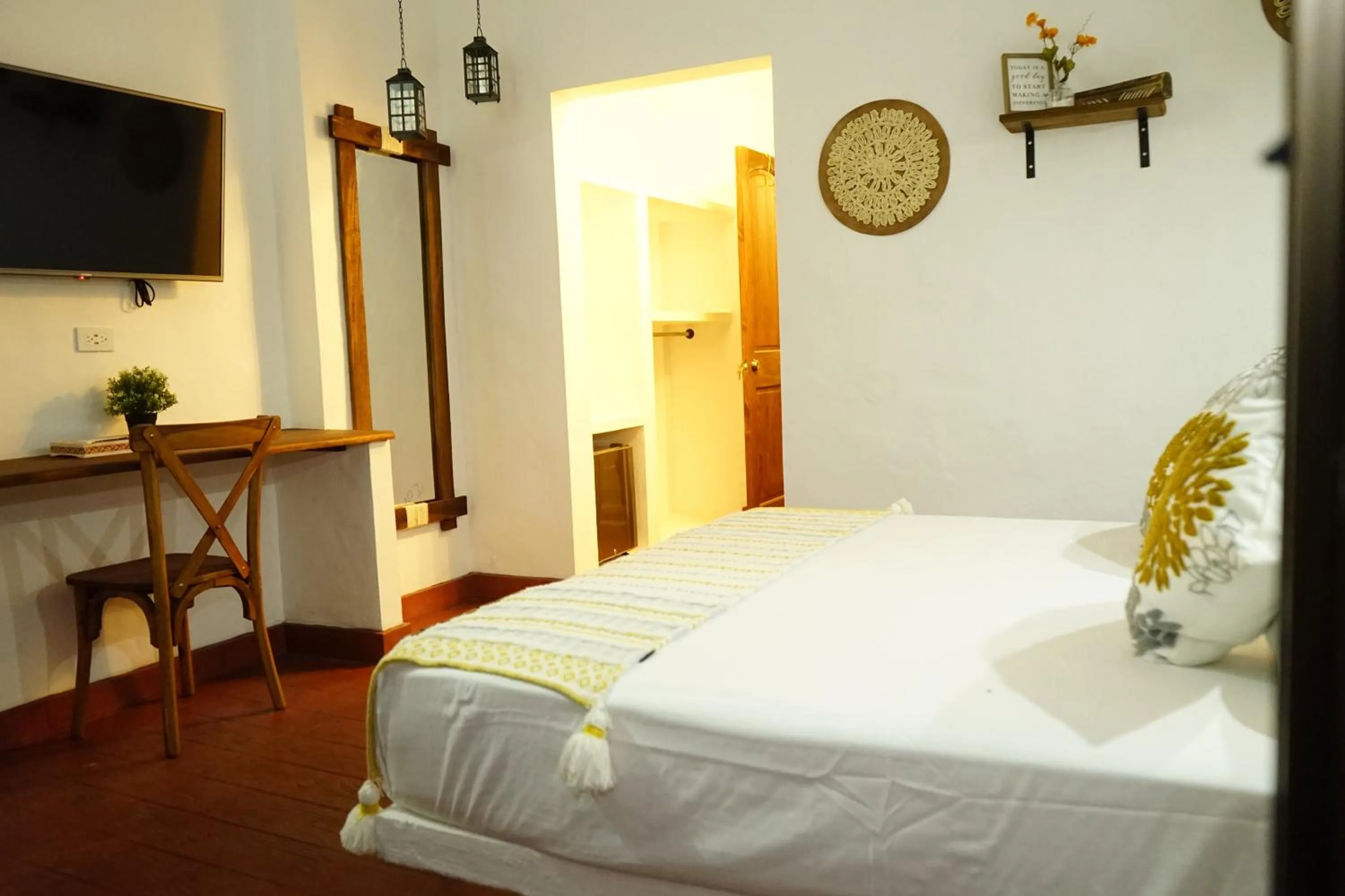 Bed in Honda Colonial Magdalena Resort