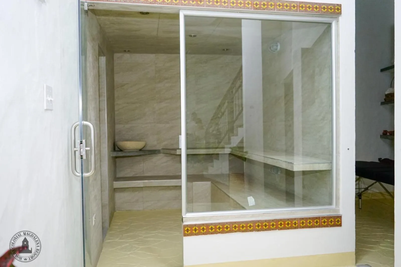 Steam room in Honda Colonial Magdalena Resort
