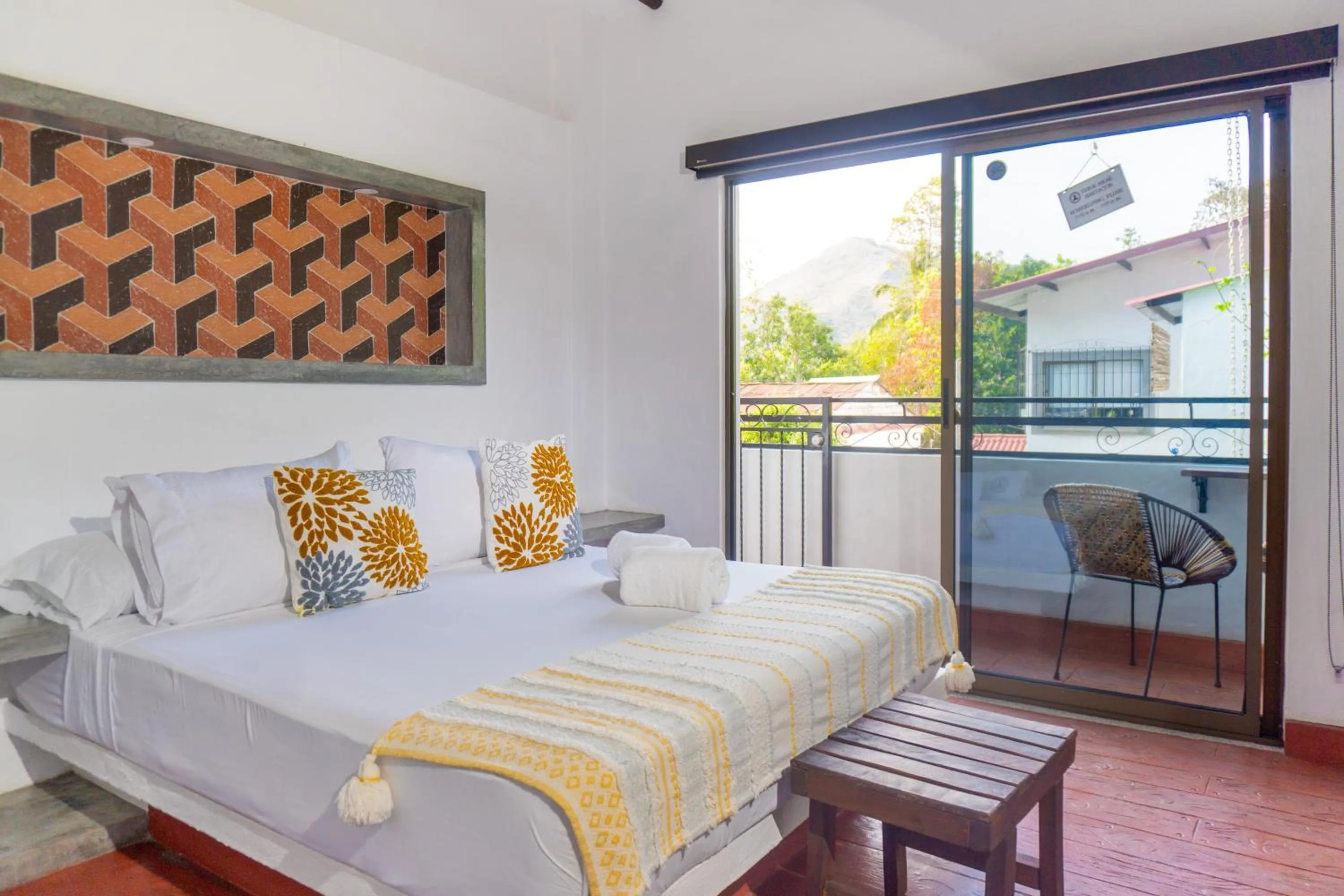 Bed in Honda Colonial Magdalena Resort