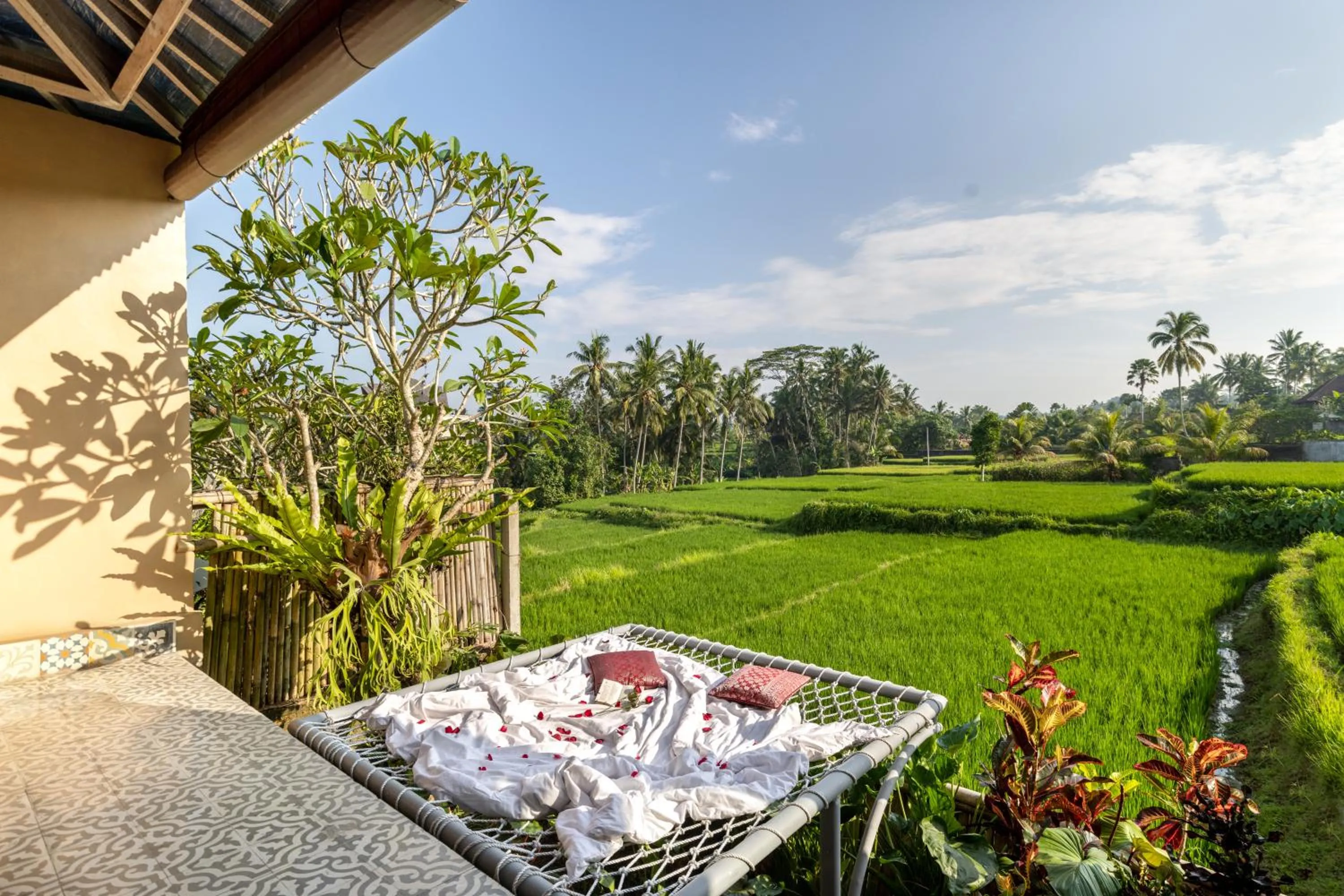 Balcony/Terrace in Wooden Ganeca Villas by GenuineHost