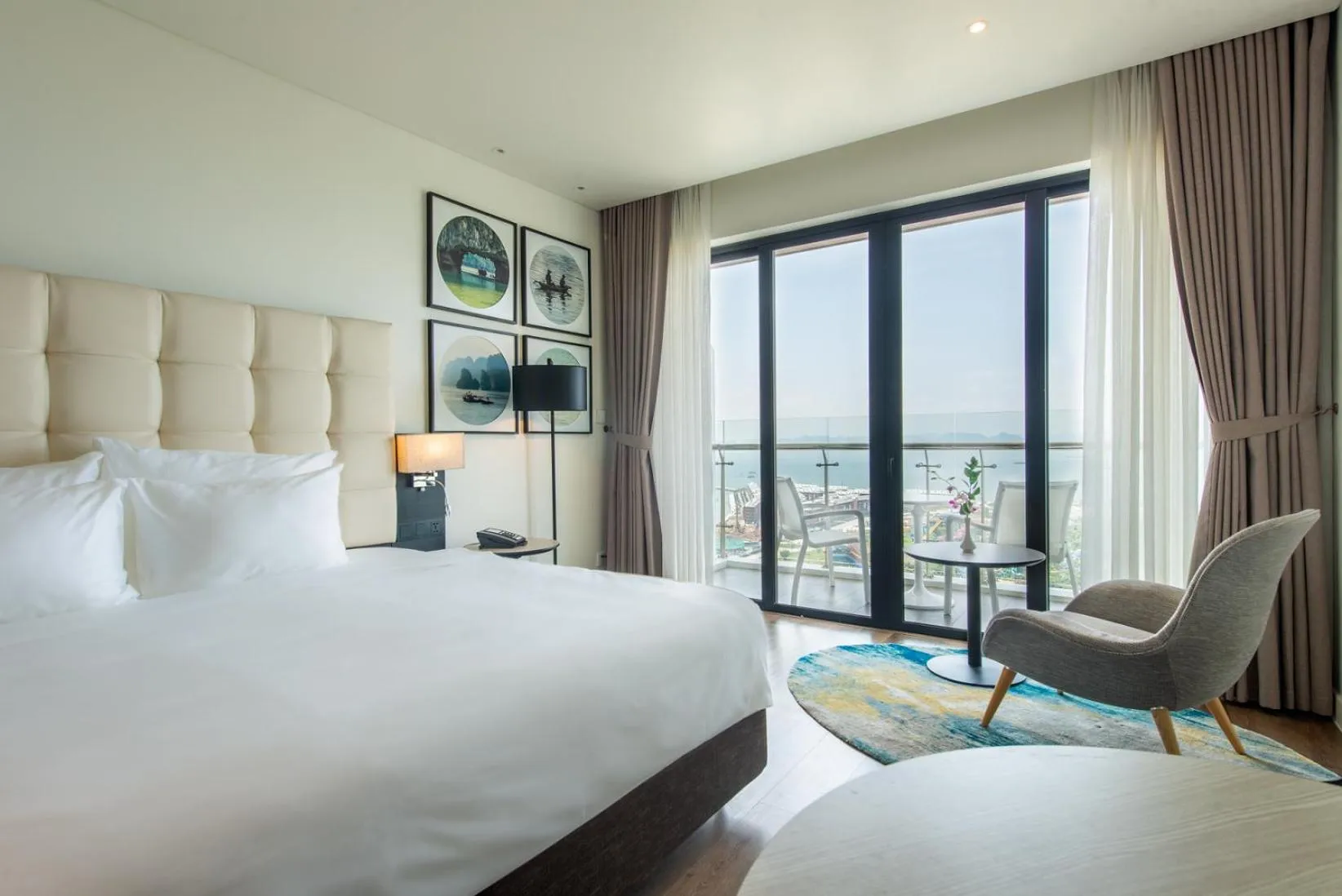 View (from property/room), Bed in Hotel Soleil Ha Long, Trademark Collection by Wyndham