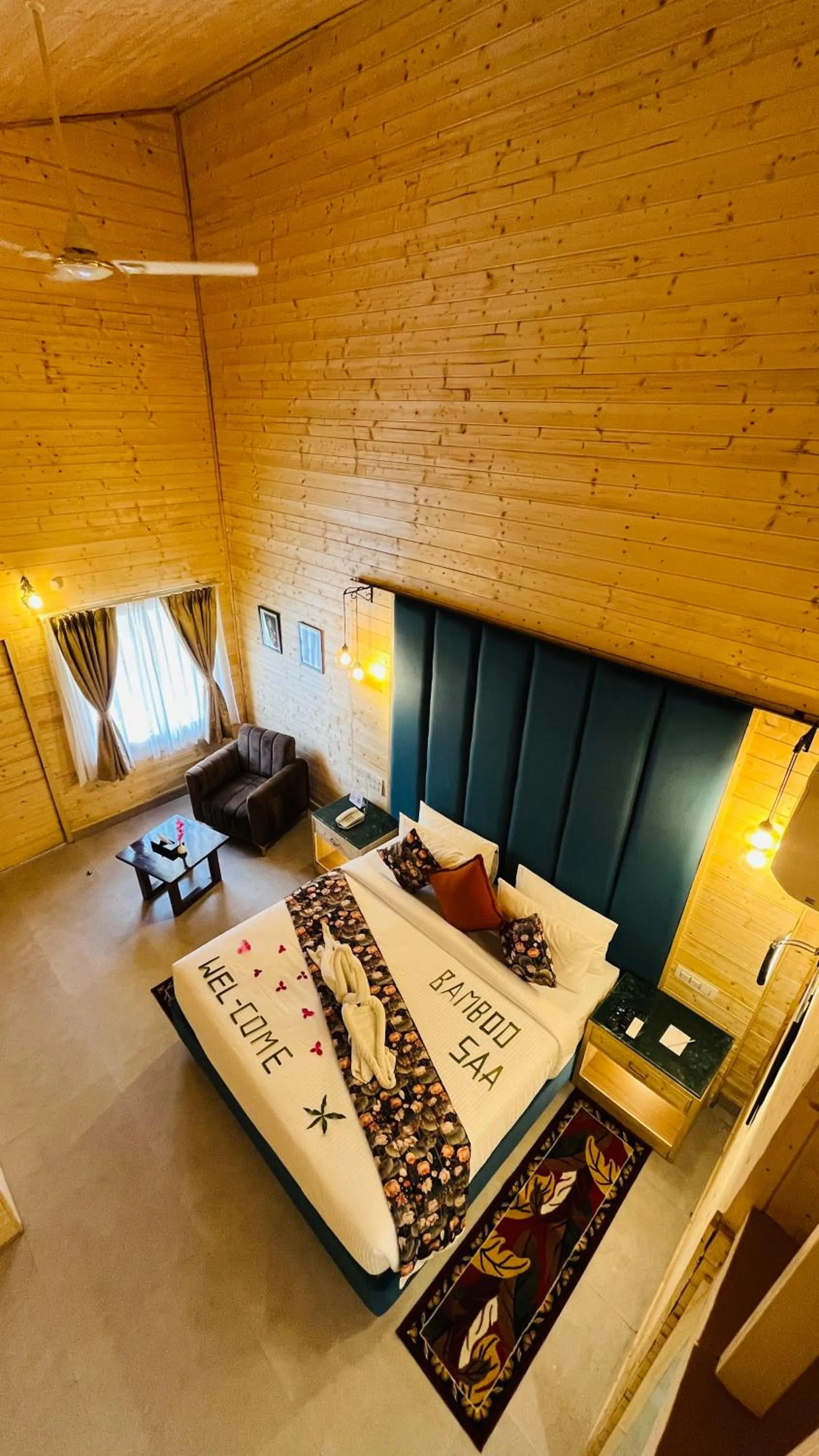 Bedroom, Bed in Bamboo Saa Mulberry Resort Pushkar