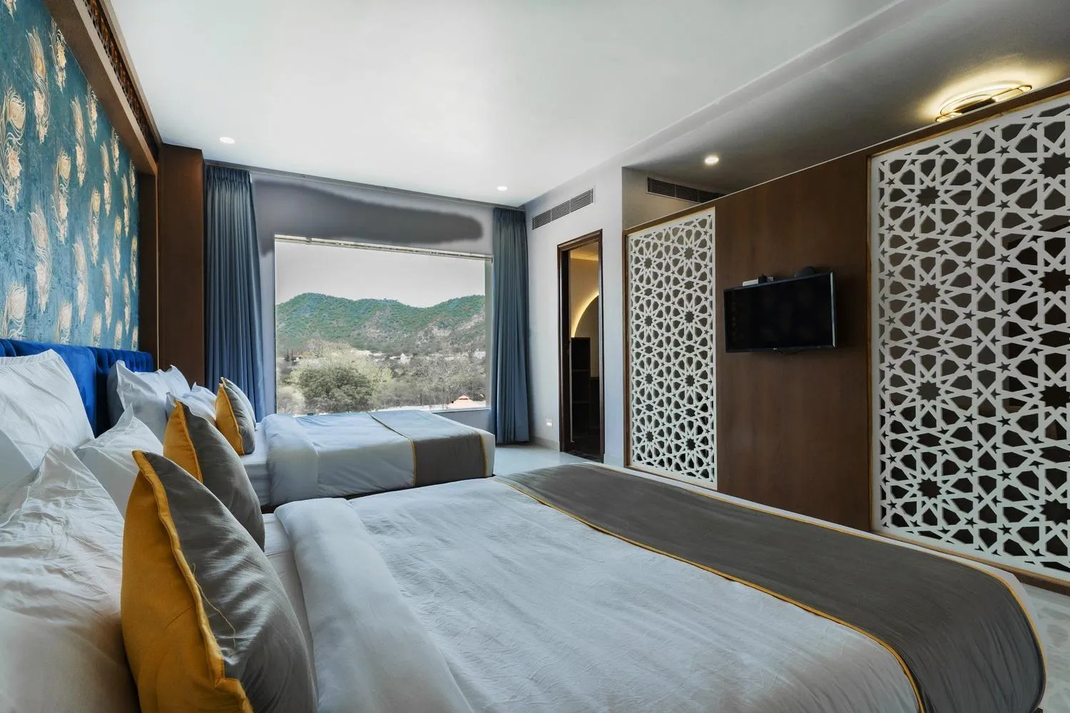 Photo of the whole room, Bed in Bamboo Saa Mulberry Resort Pushkar