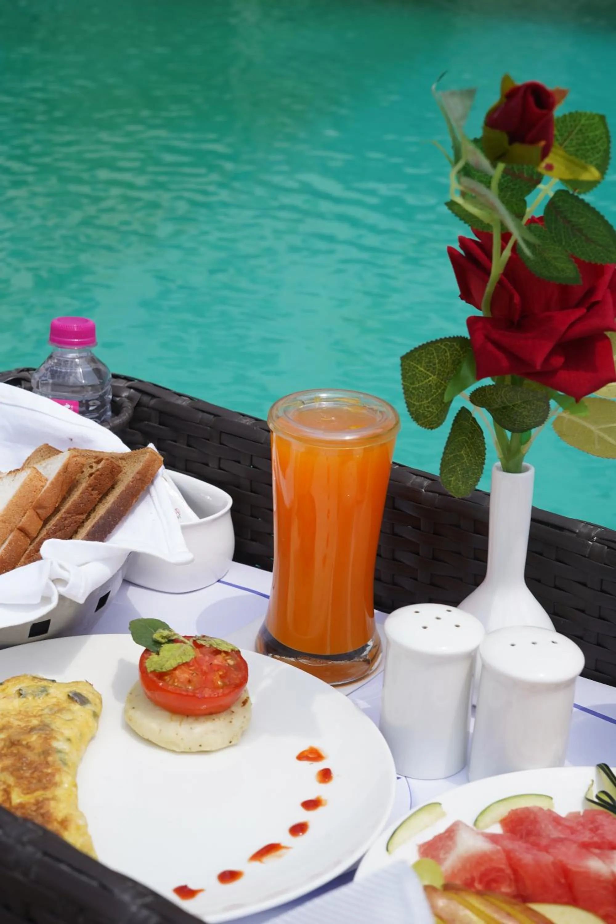 Breakfast in Bamboo Saa Mulberry Resort Pushkar