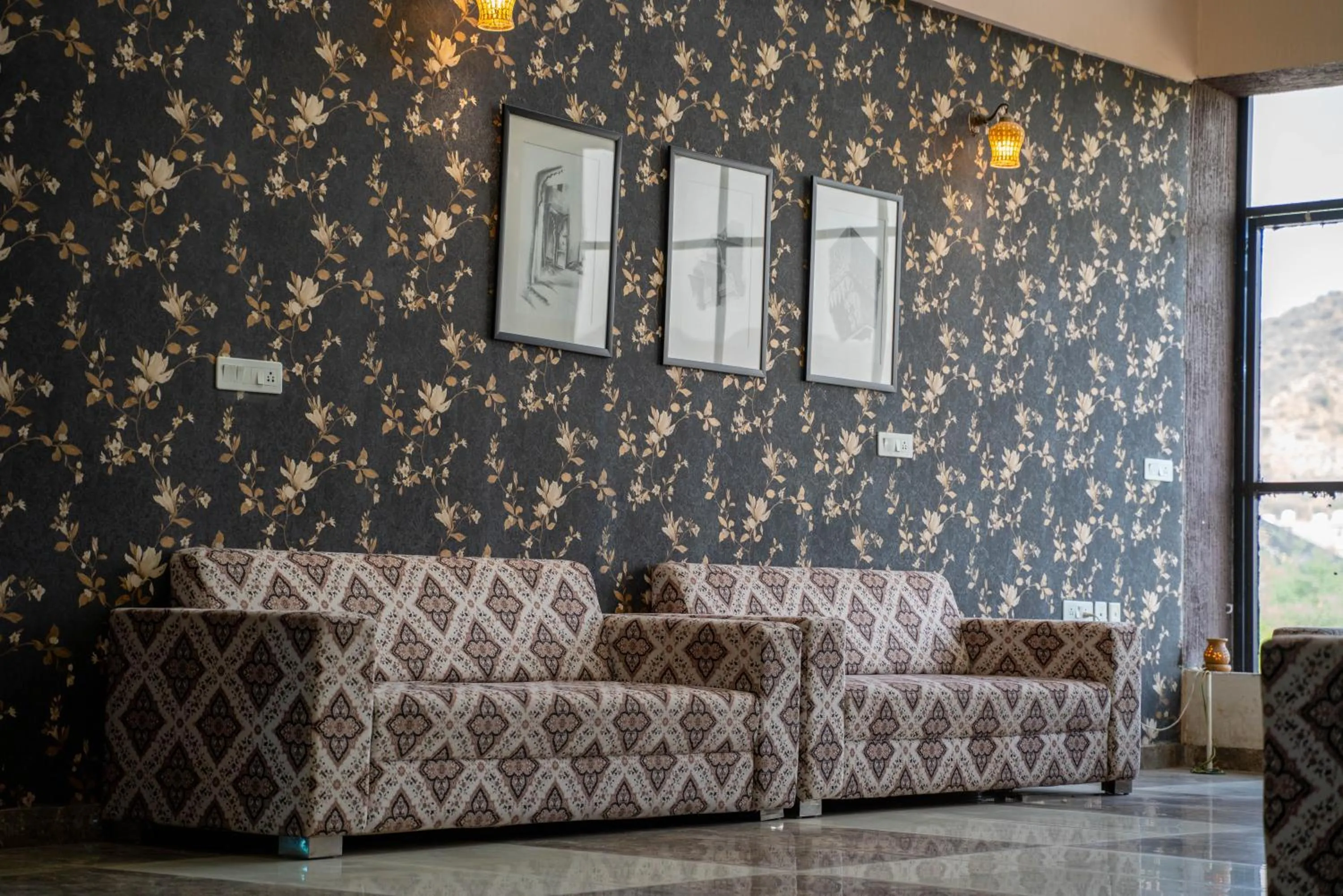 Lobby or reception in Bamboo Saa Mulberry Resort Pushkar