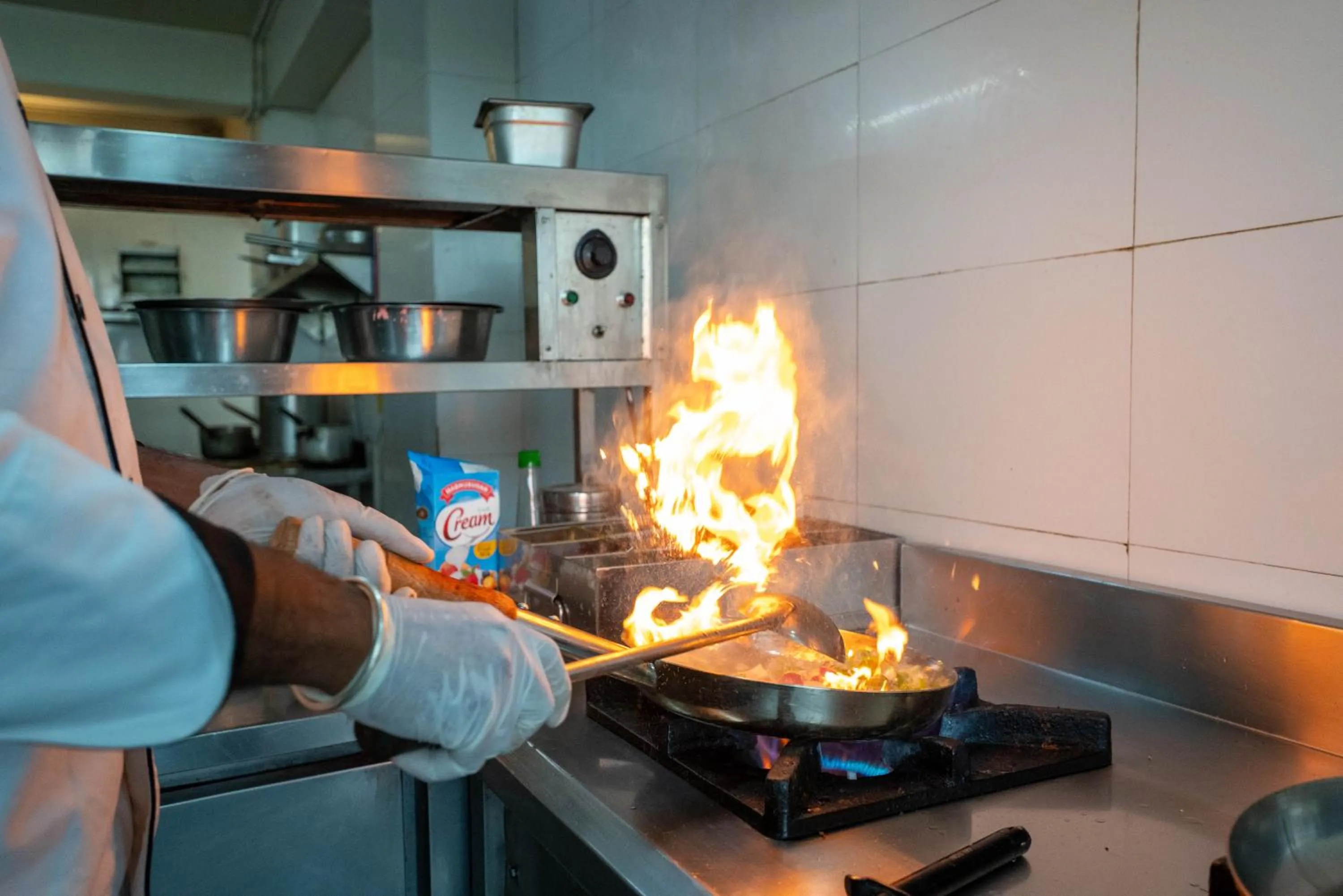 kitchen in Bamboo Saa Mulberry Resort Pushkar