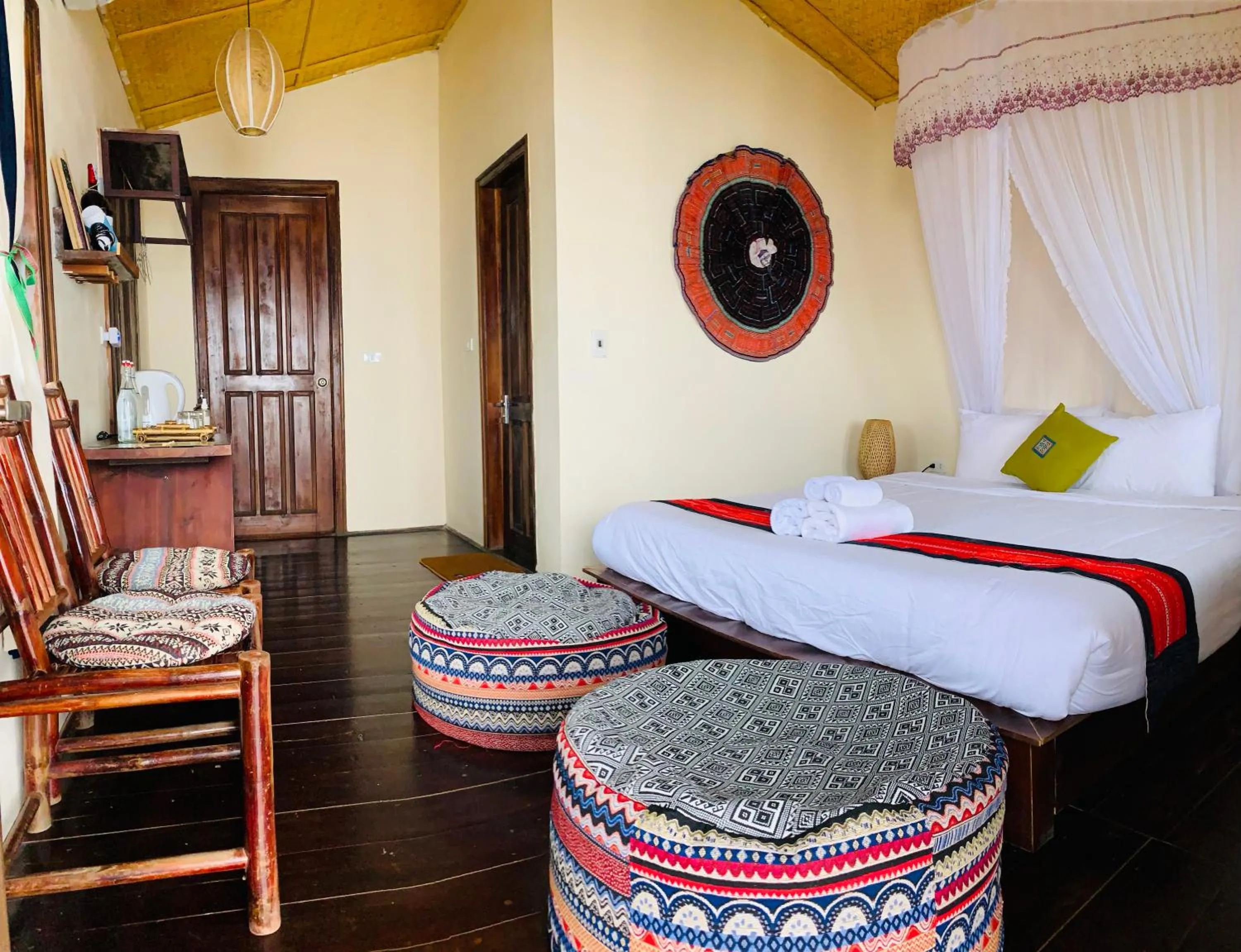 Living room, Bed in Sapa Rosie House