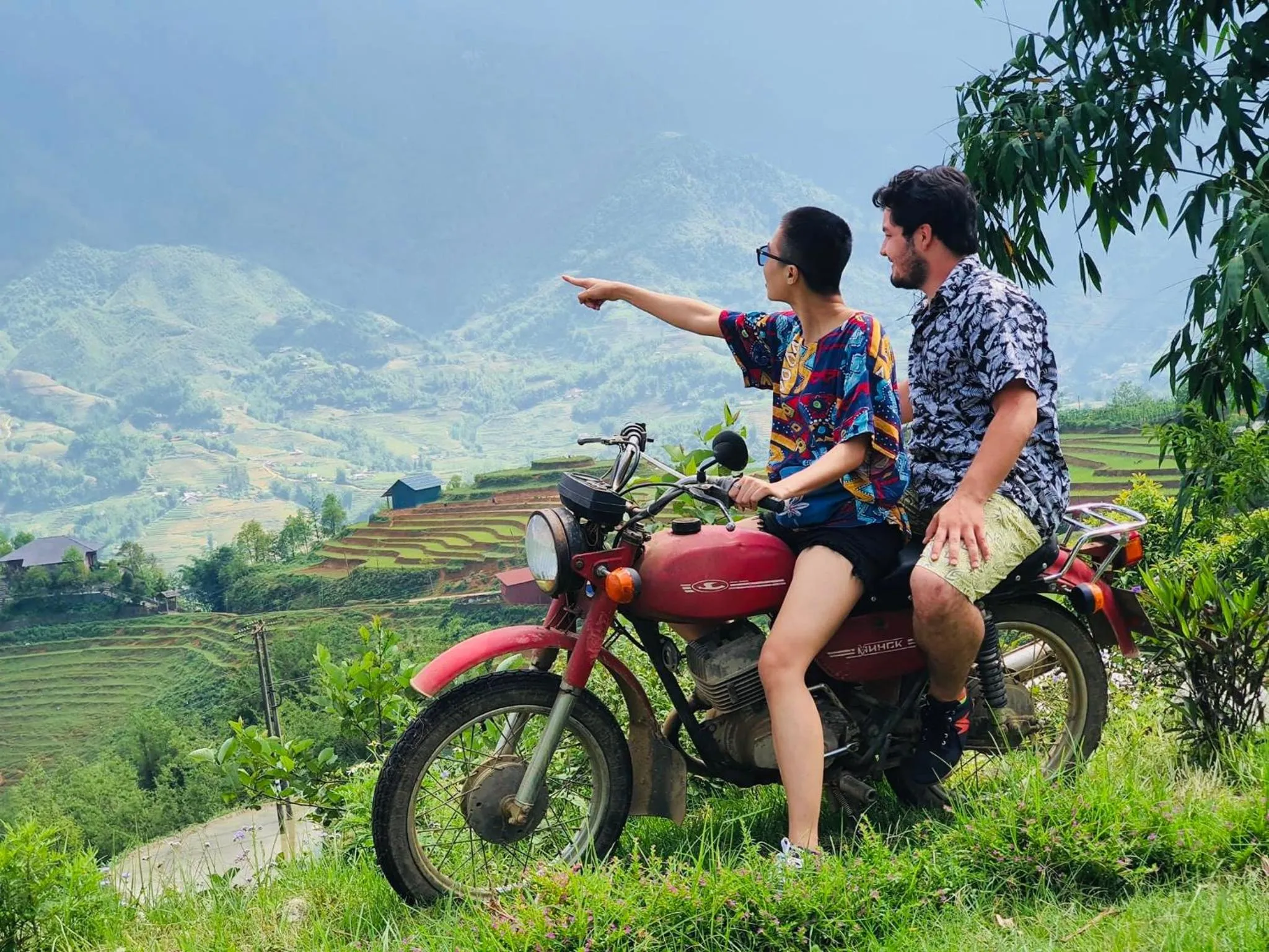 Patio in Sapa Rosie House