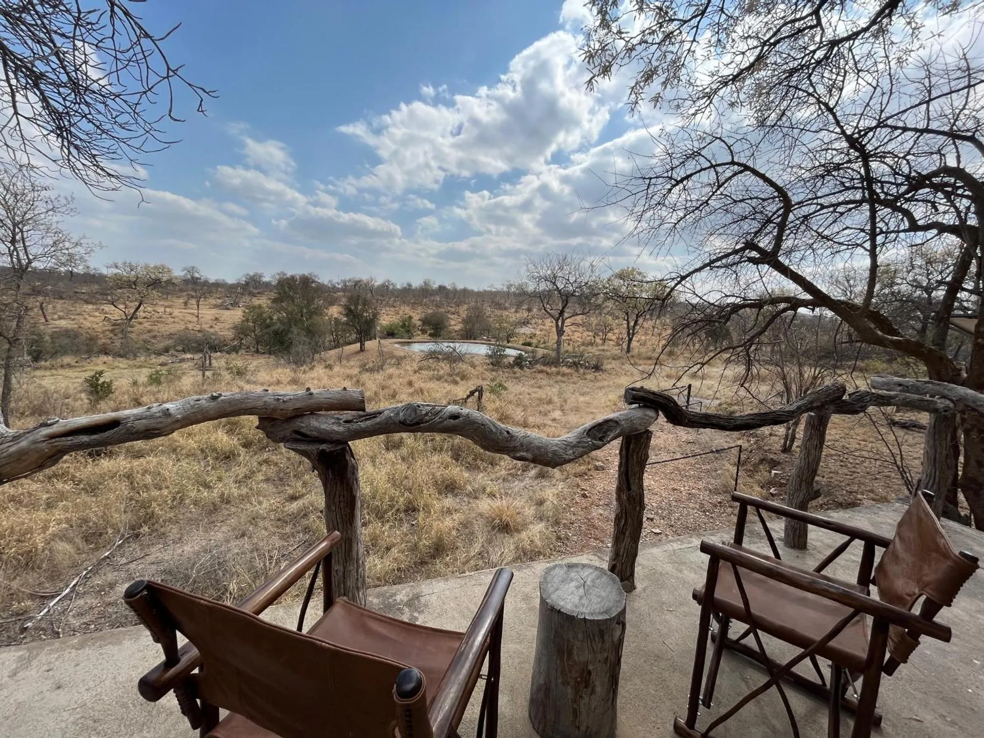 Patio in MILIMA Big 5 Safari Lodge