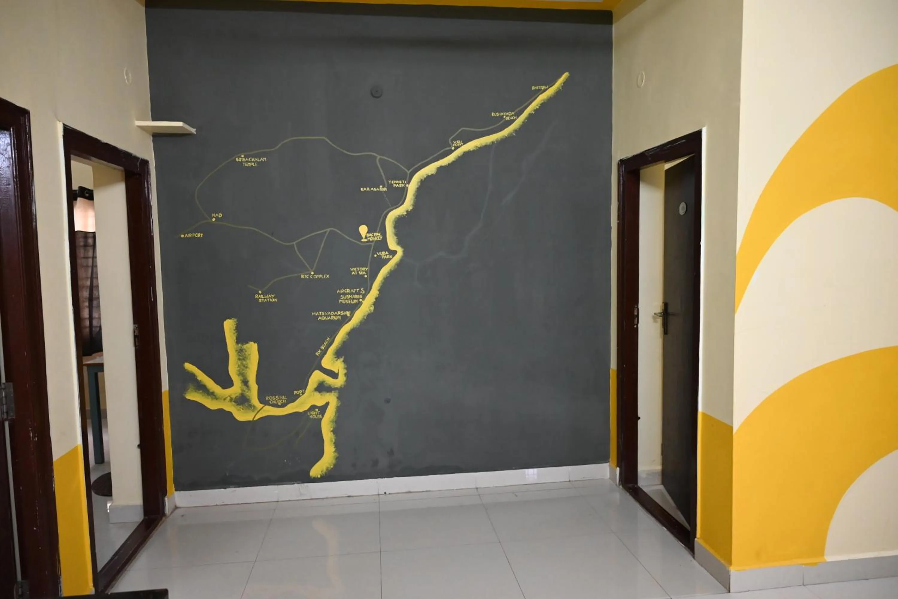 Decorative detail in BACPAC MONKEY COLIVING