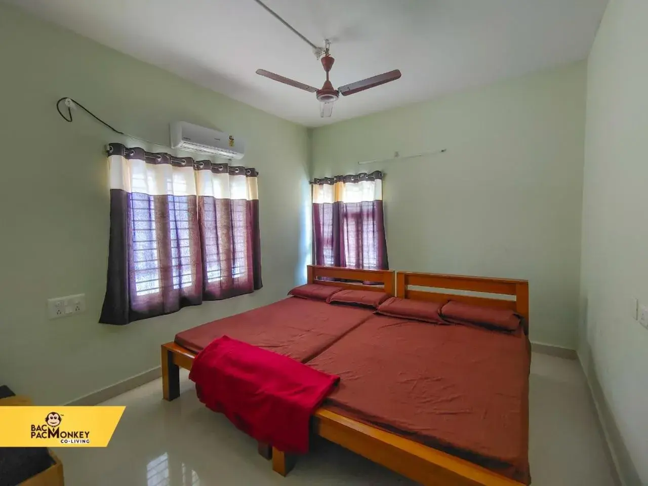 Budget Double or Twin Room in BACPAC MONKEY COLIVING Budget Double or Twin Room in BACPAC MONKEY COLIVING