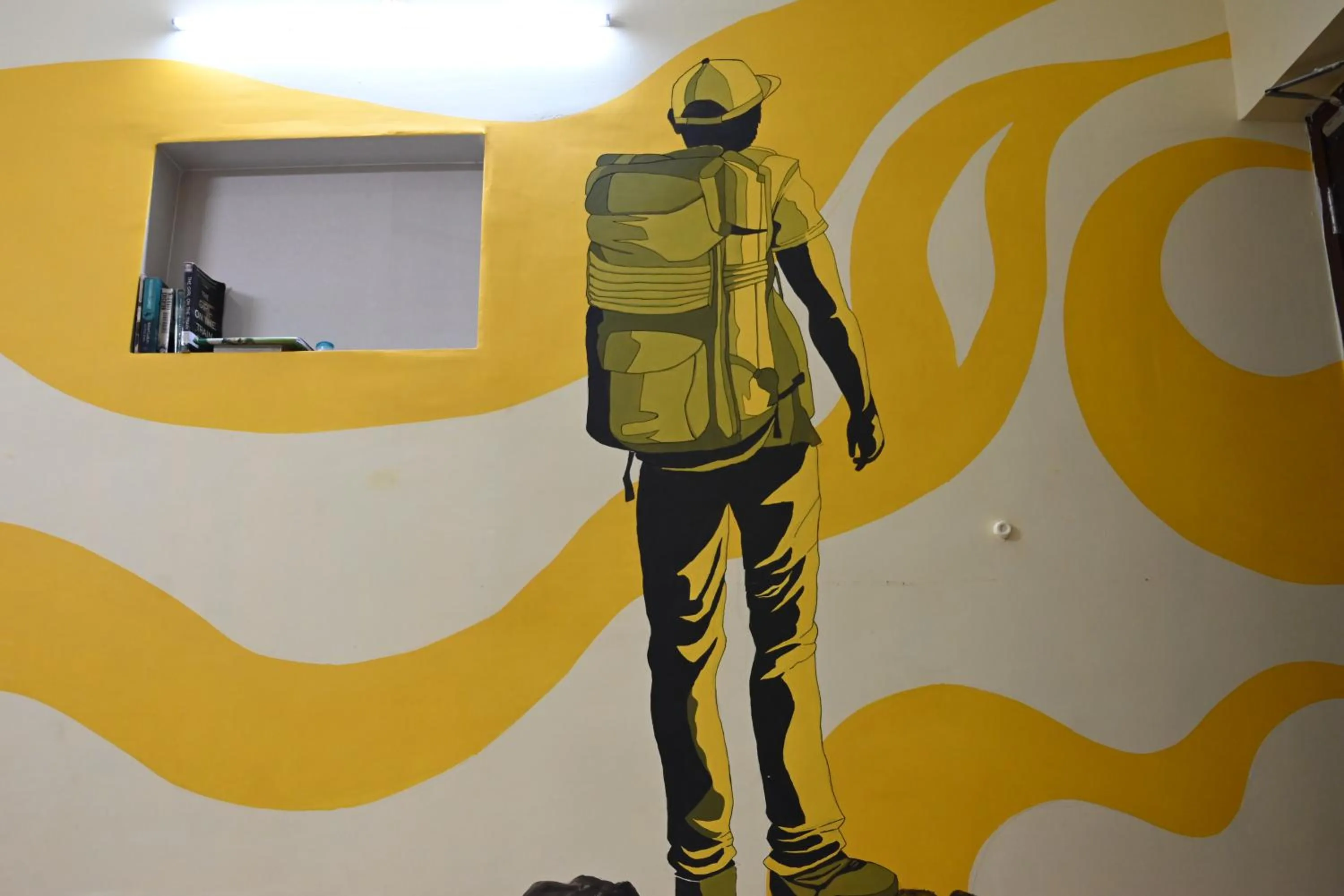 Decorative detail in BACPAC MONKEY COLIVING