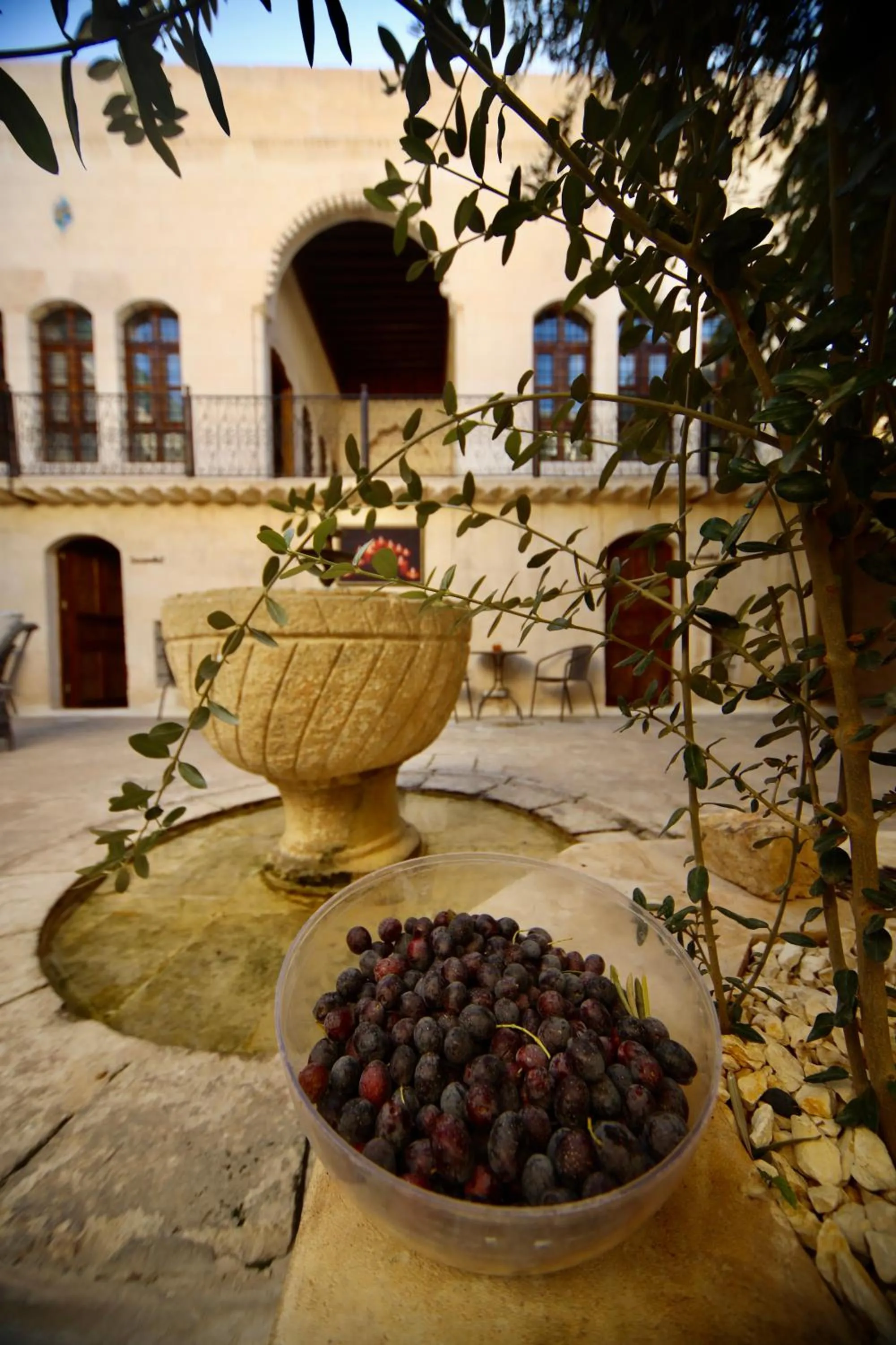 Inner courtyard view in Kaliruha Hotel