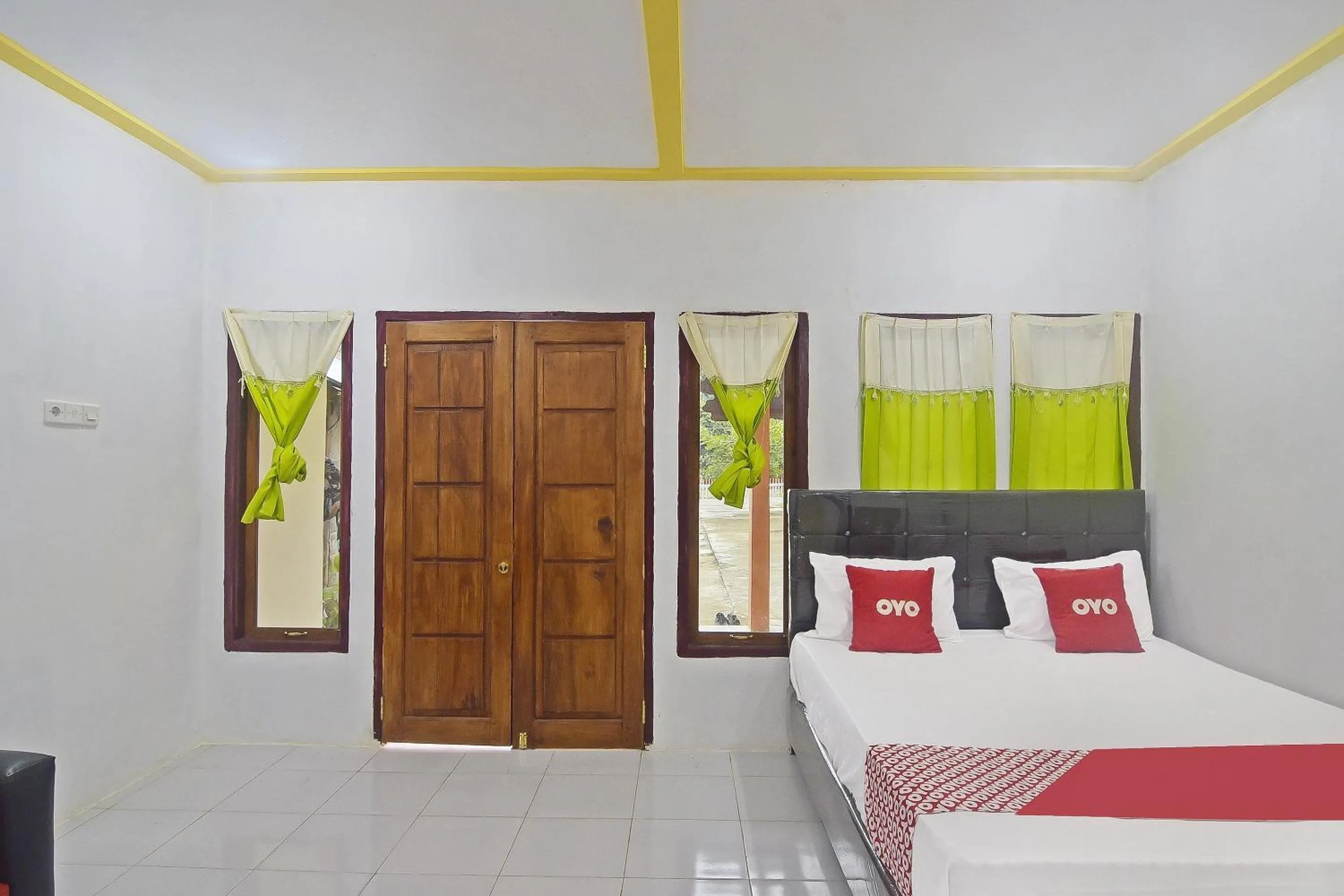 Bedroom, Bed in Hotel O Pulisan Ekowisata Homestay Near Wisata Pantai Desa Pulisan (Pulisan Beach Tour)