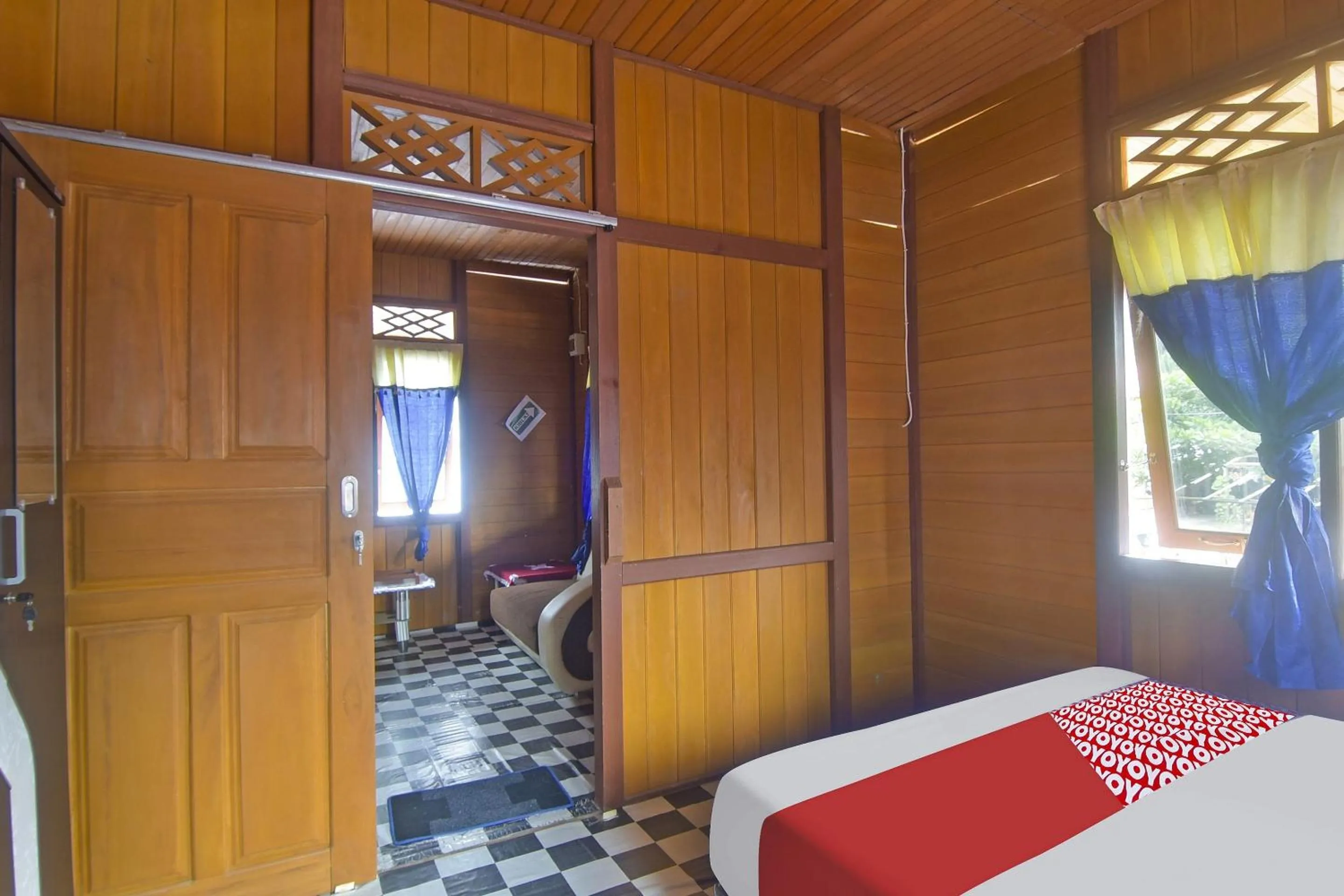 Bedroom, Bed in Hotel O Pulisan Ekowisata Homestay Near Wisata Pantai Desa Pulisan (Pulisan Beach Tour)