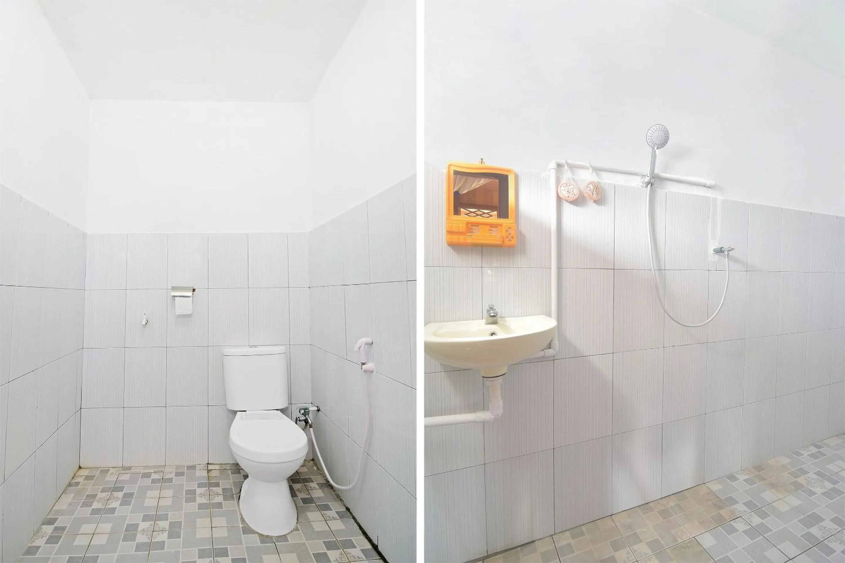 Bathroom in Hotel O Pulisan Ekowisata Homestay Near Wisata Pantai Desa Pulisan (Pulisan Beach Tour)